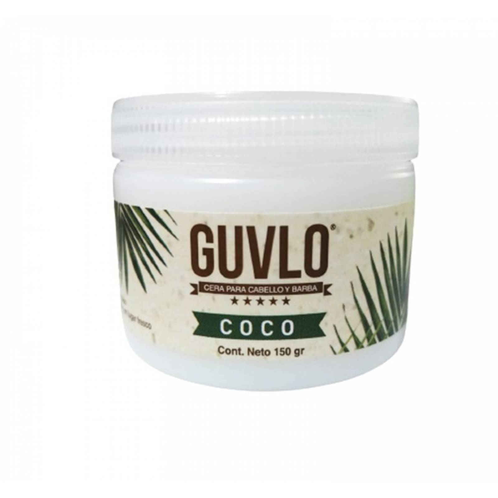 Cera Para Hombre Guvlo, Cabello Barba Y Bigote 150 Gr Coco