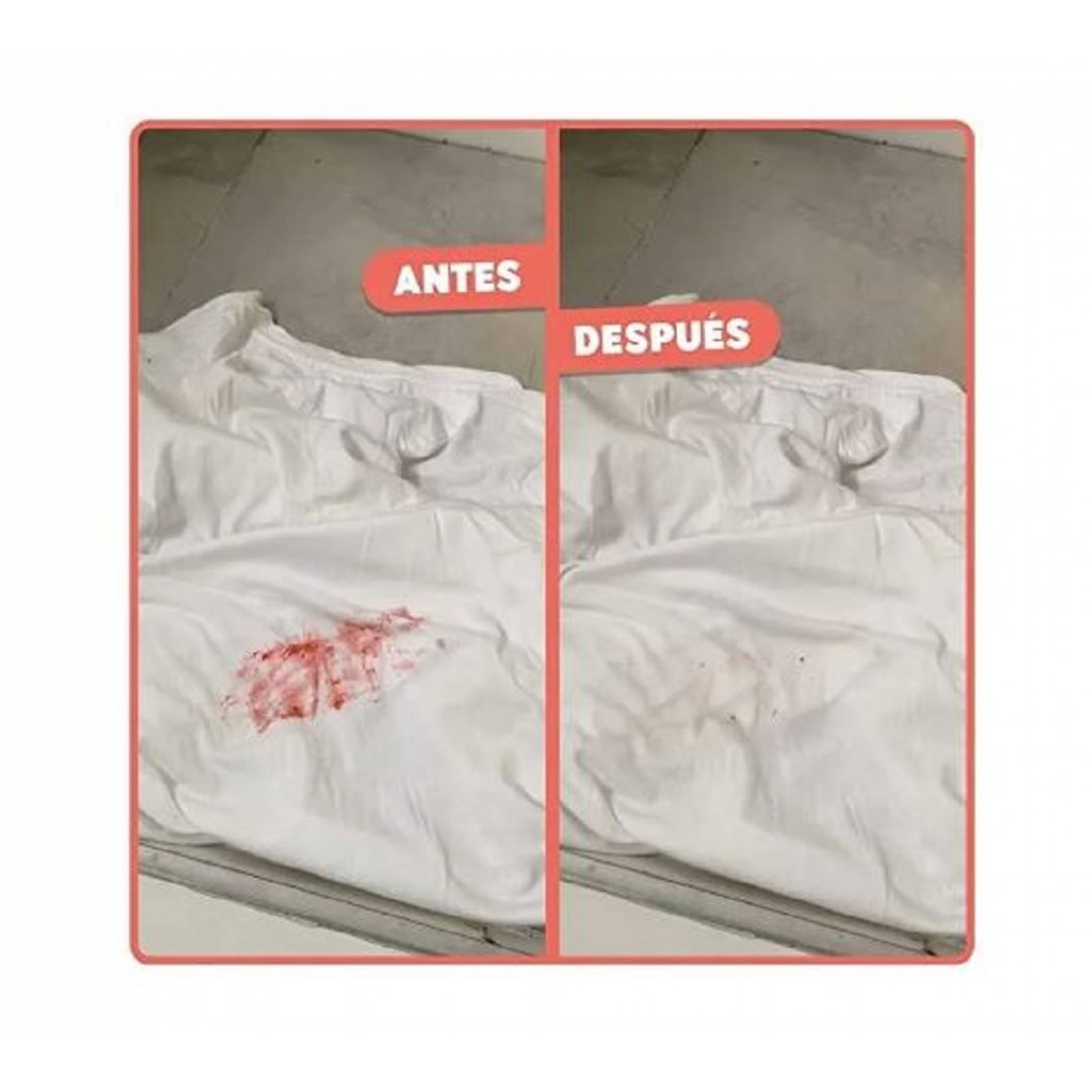 Kit 8pz Quitamanchas Bye Bye Manchas Drops Quita Manchas de Textil