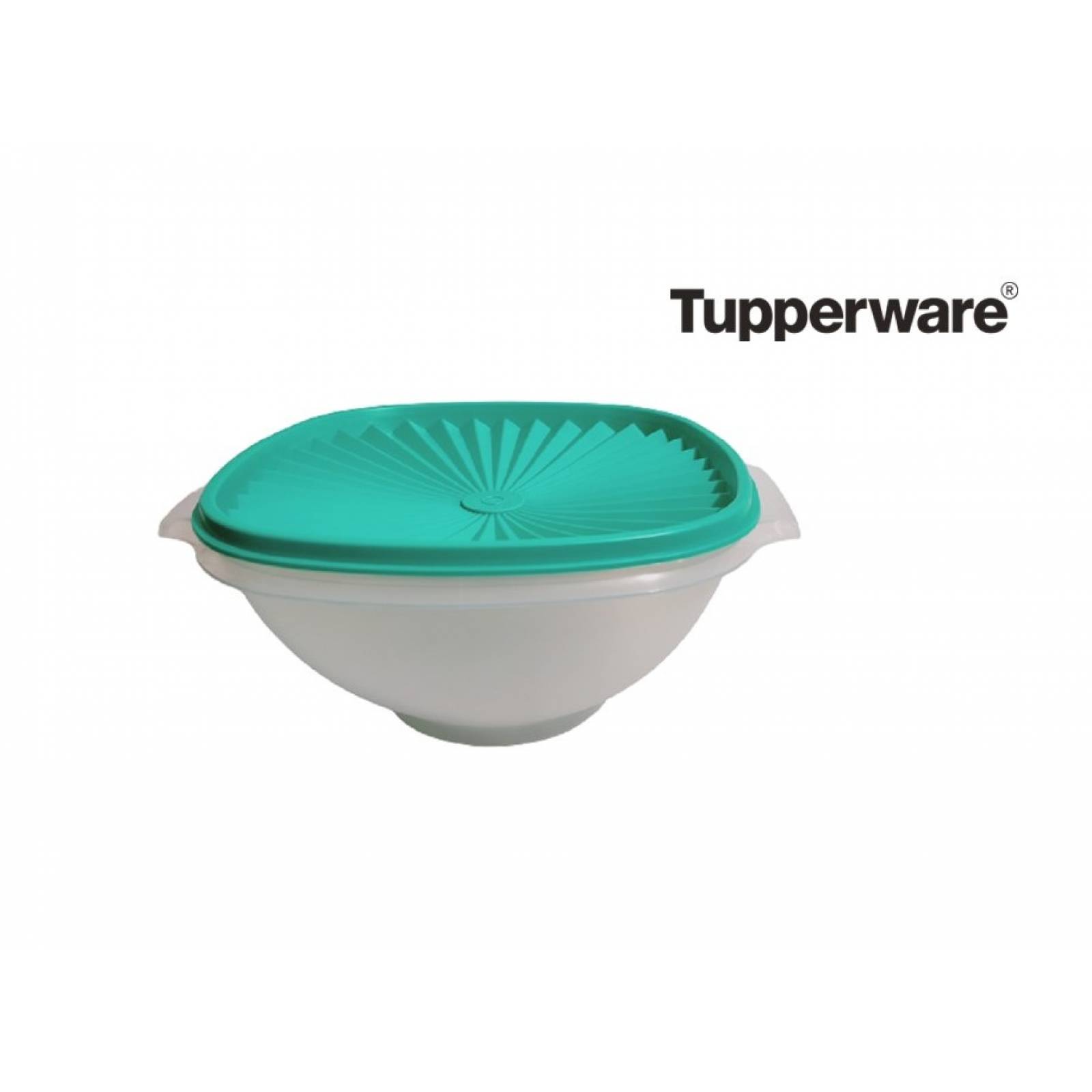 Tazon Servalier Grande Hermetico Tupperware Verde 2 Litros