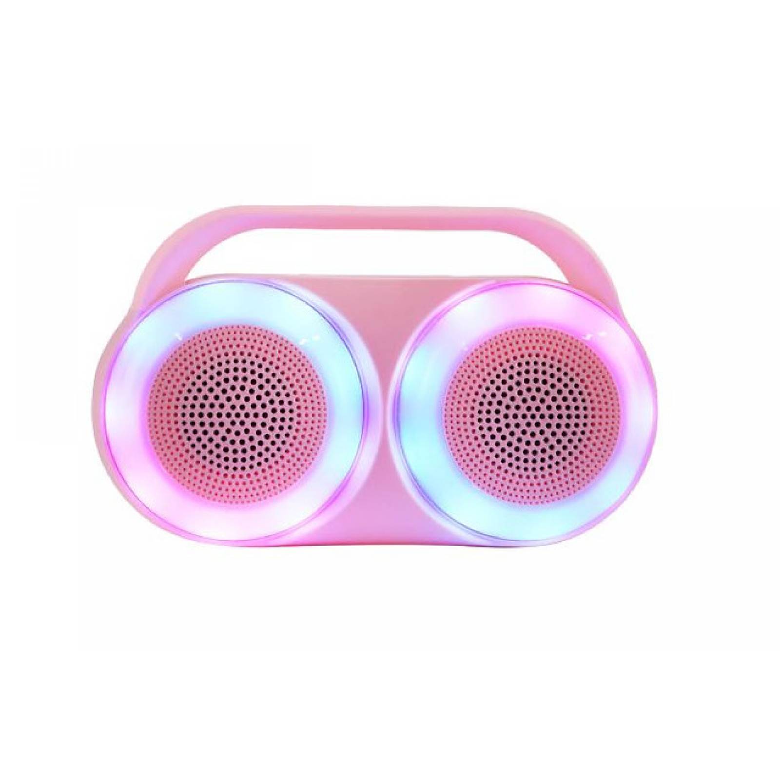 Bocina Portatil 2X2" 10 000W P.M.P.O Color Vibes ISP-22004PK Color ROsa