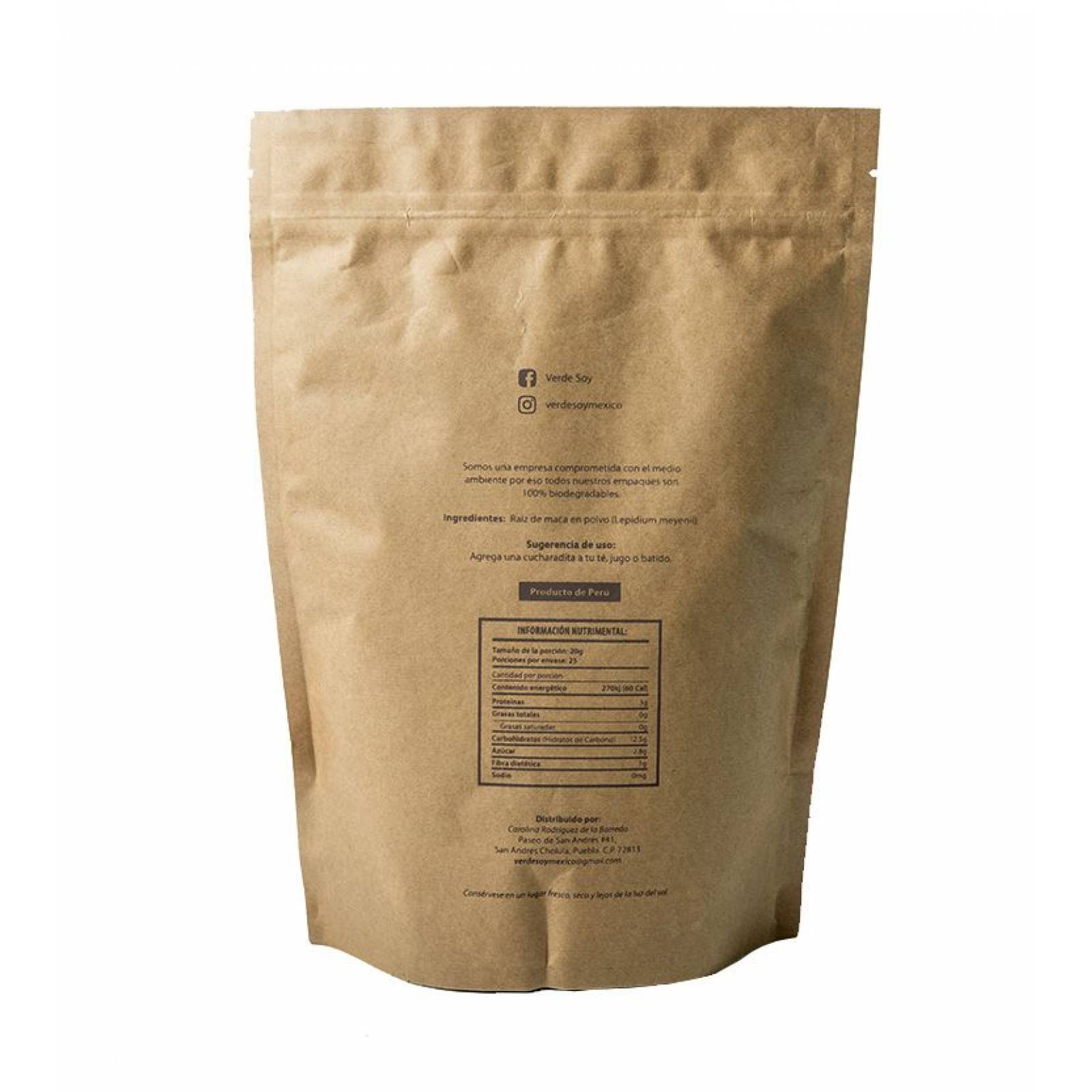 Maca orgánico 500gr