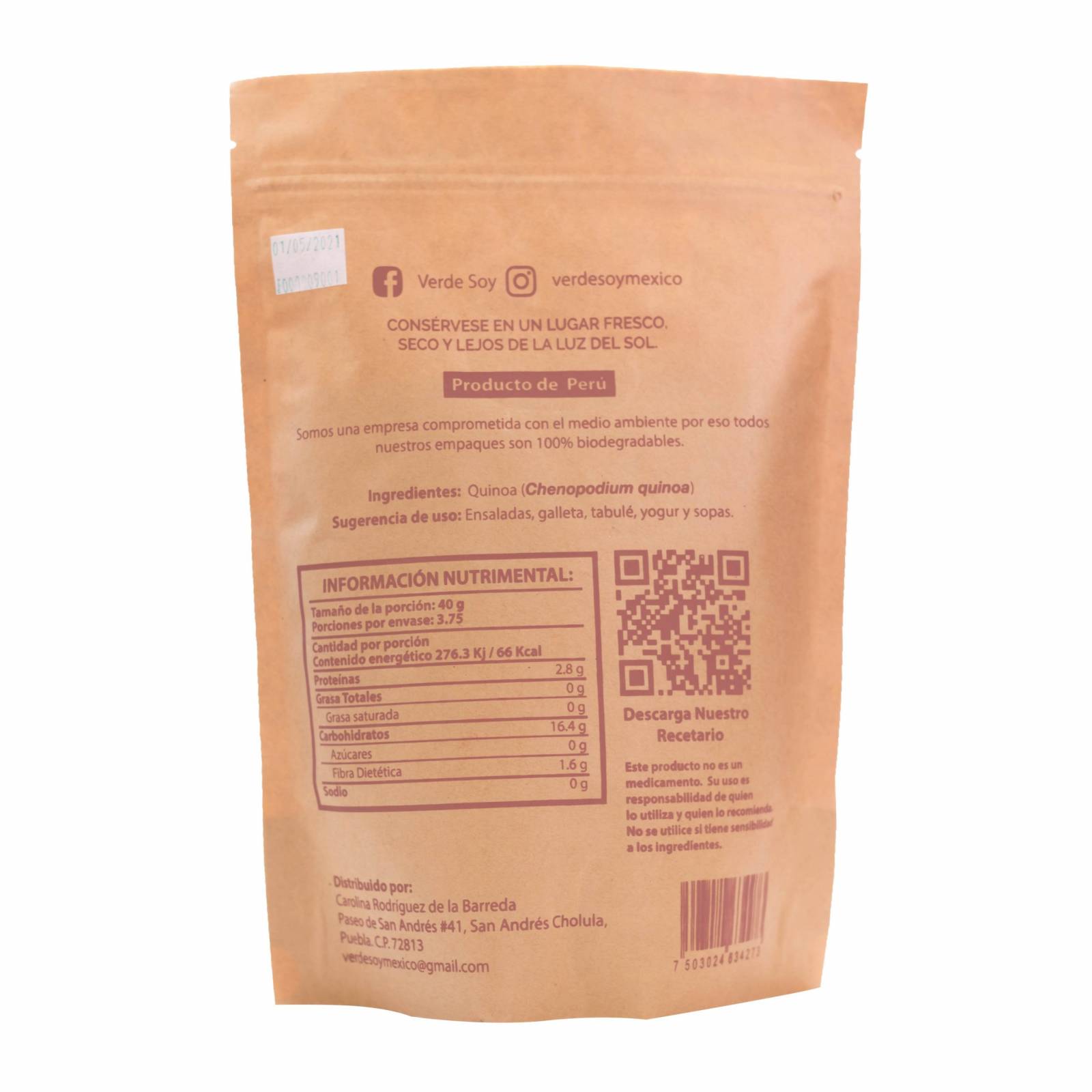 Quinoa inflada Crispy 150gr