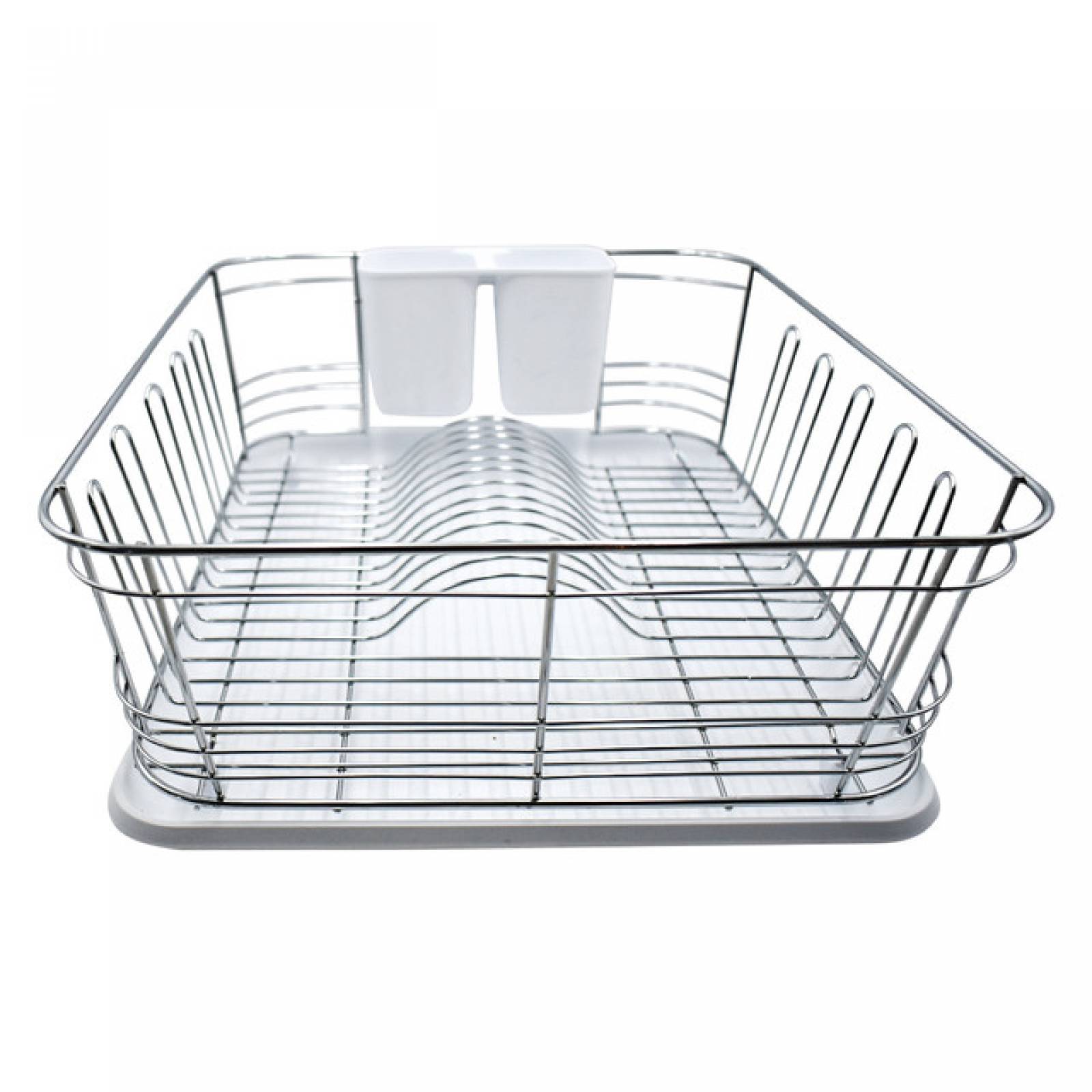 Top Choice 2415-1941 Escurridor de Trastes Charola para Platos Acero Inoxidable (Blanco)