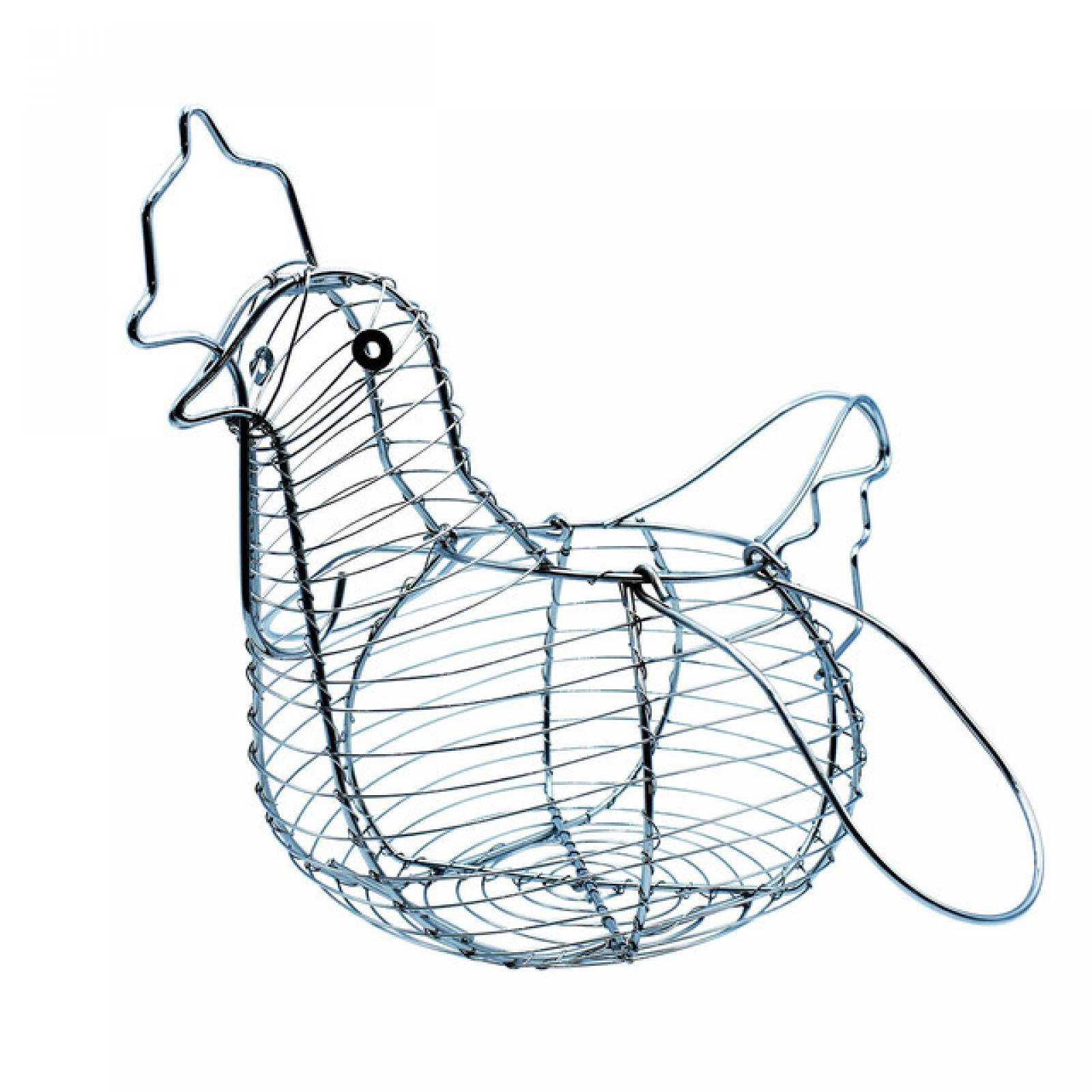 Top Choice 2415-1702 Huevera Canasta Para Huevo de Almacenamiento Cromo