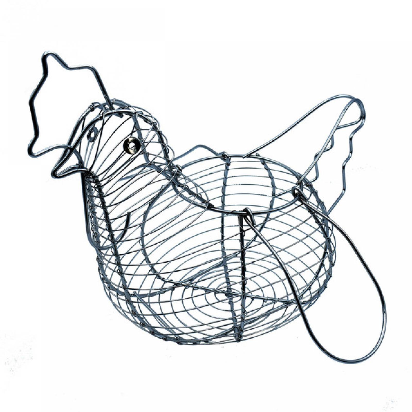 Top Choice 2415-1702 Huevera Canasta Para Huevo de Almacenamiento Cromo