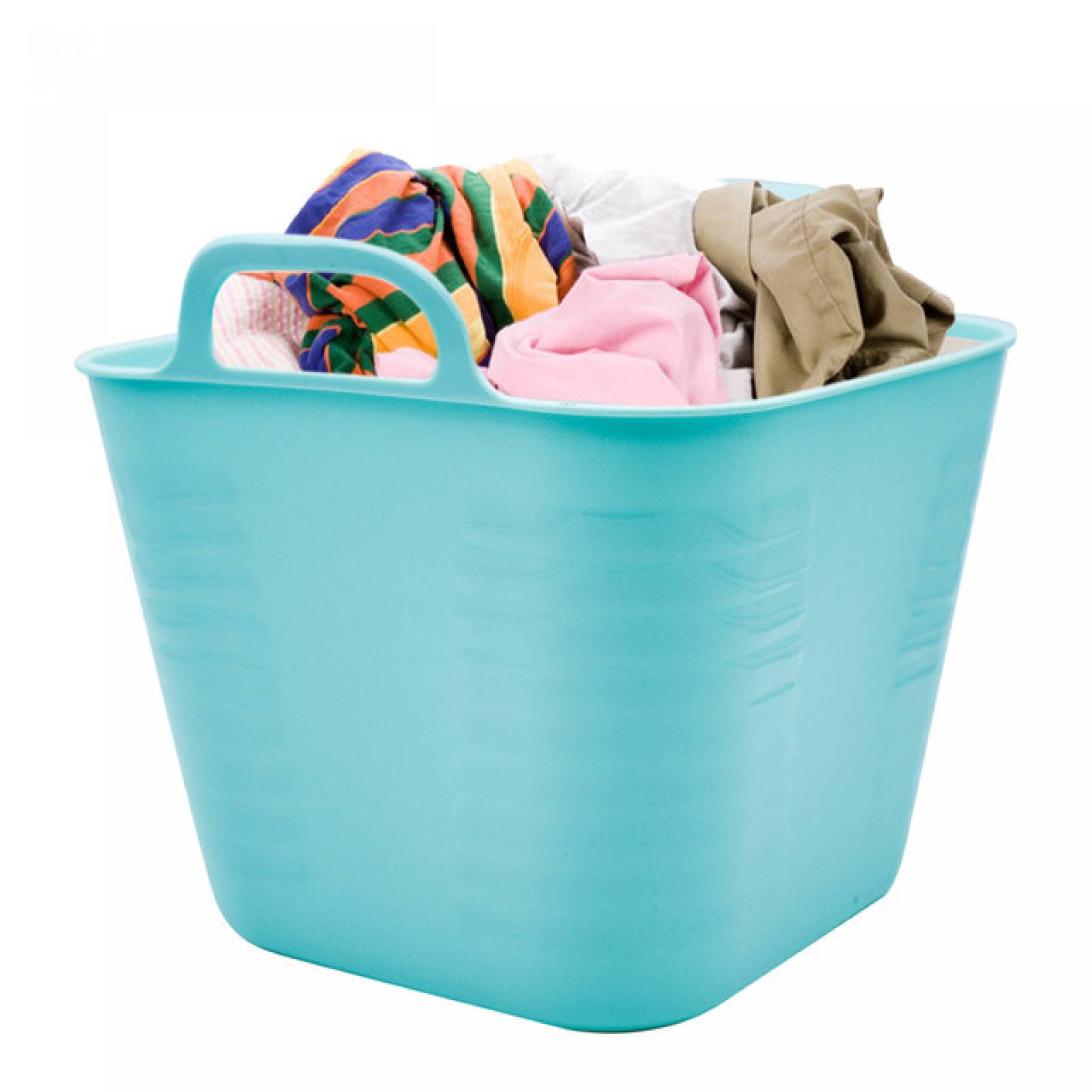 Top Choice 2415-3360 Caja Canasta Cesta Organizadora Almacenamiento de Plastico con capacidad de 3 litros color Celeste
