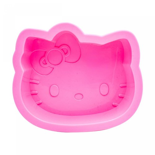 Stor 1594-640 Molde de Silicon para Pastel y Gelatina tamano Chico con Forma de Hello Kitty color Rosa para Hornear de uso Reposteria