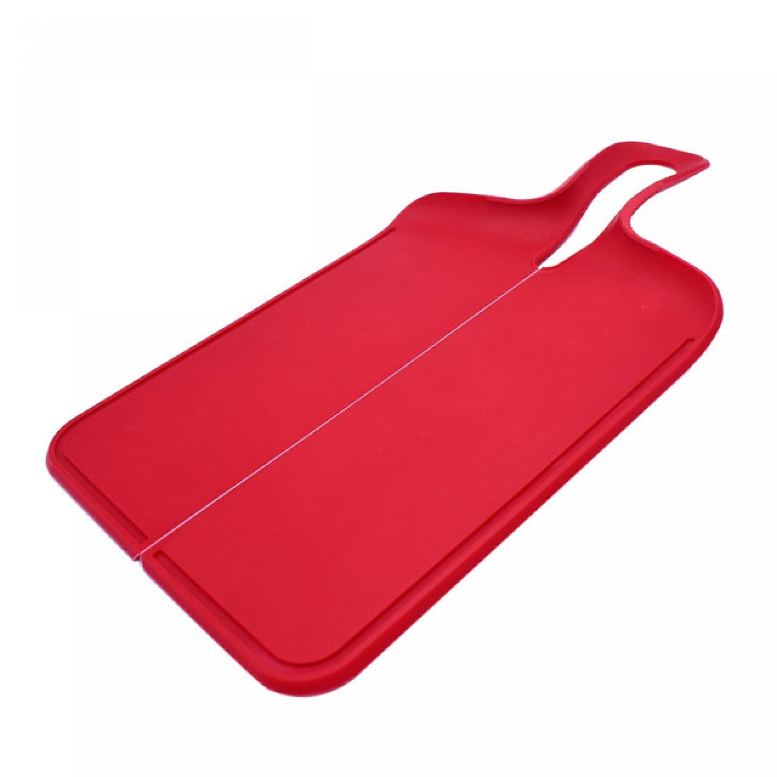 Top Choice 2415-2239R  Tabla De Silicon Para Picar Alimentos Utensilios Cocina Color Rojo