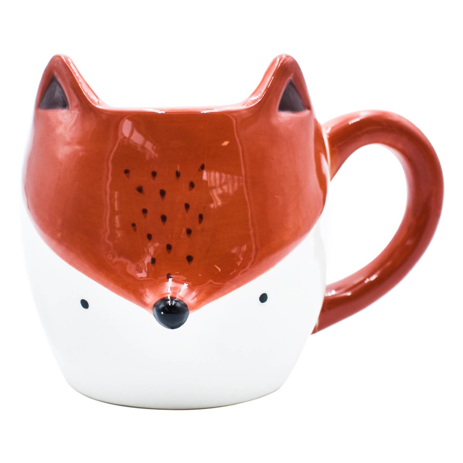 Top Choicer 2415-3477 Taza Para Café 3d De Cerámica En Forma De Animales Colección (Zorro)