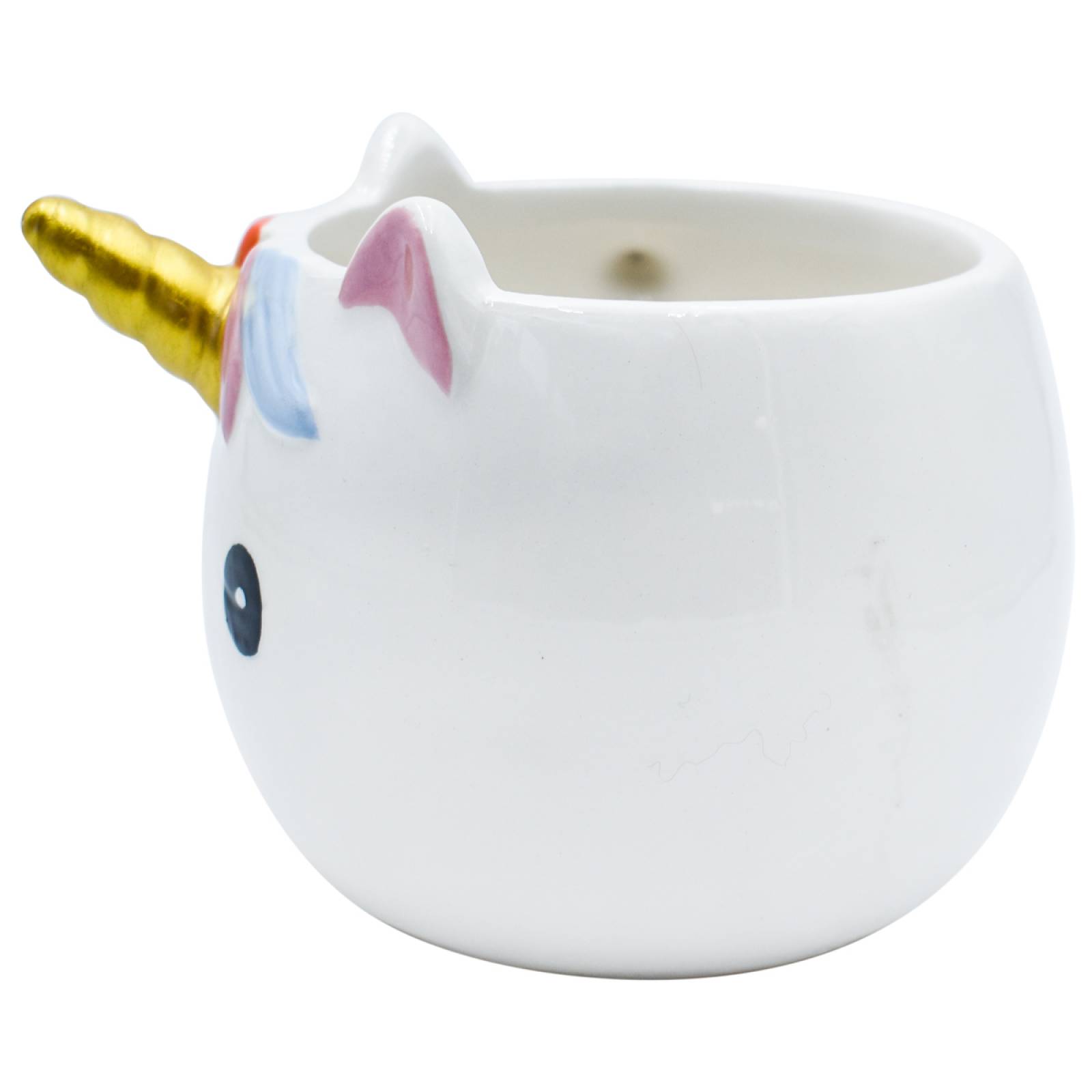 Top Choice 2415-3480 Taza Unicornio 3d Grande De Cerámica Para Café Colores 373ml