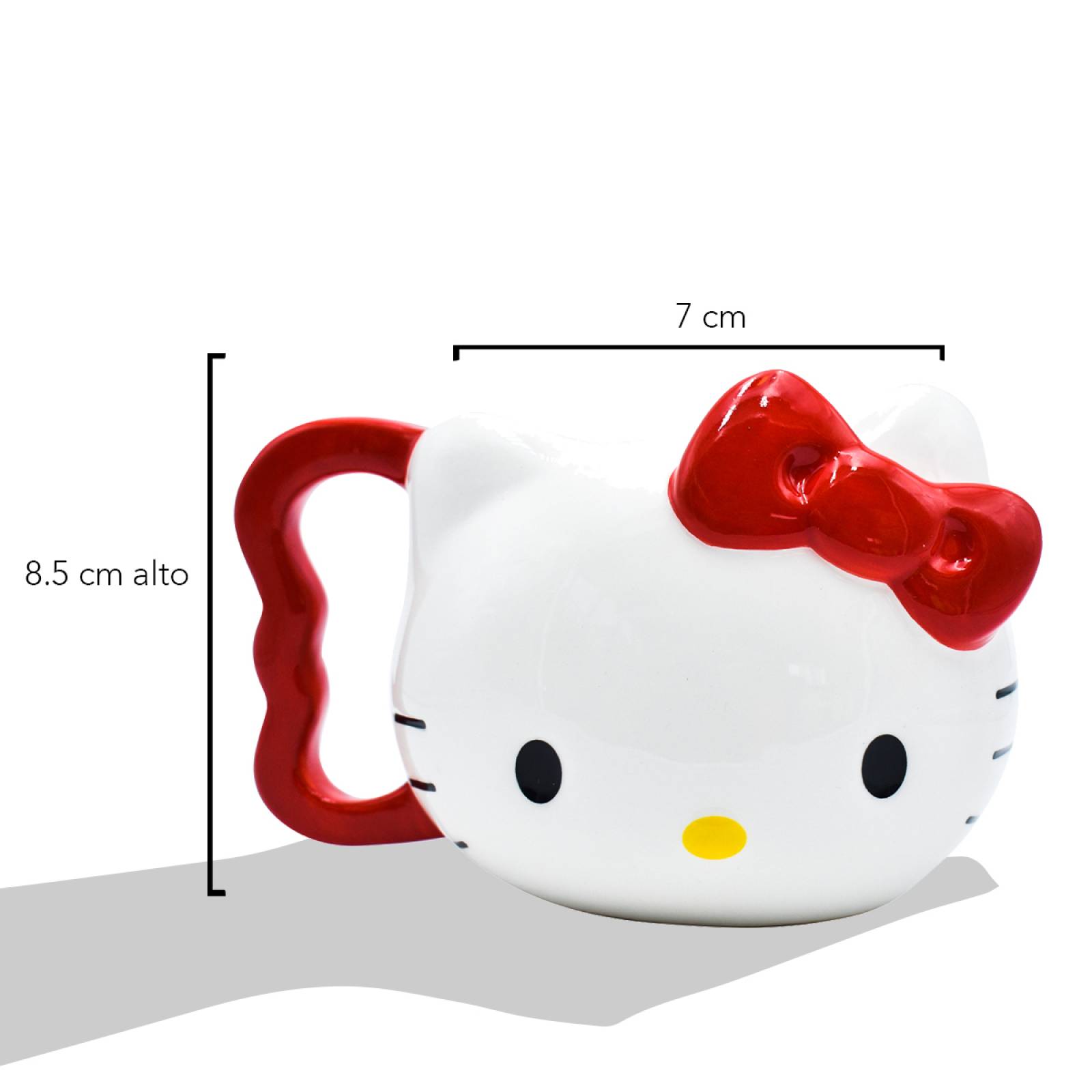 Zak 1555-3166 Taza Para Café De Cerámica 3d Hello Kitty 354ml Colección