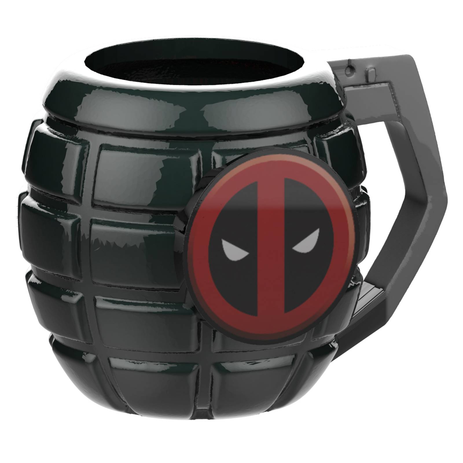 Zak 1555-3162 Taza De Café Cerámica 3d Deadpool Granada Marvel Disney 354 ml
