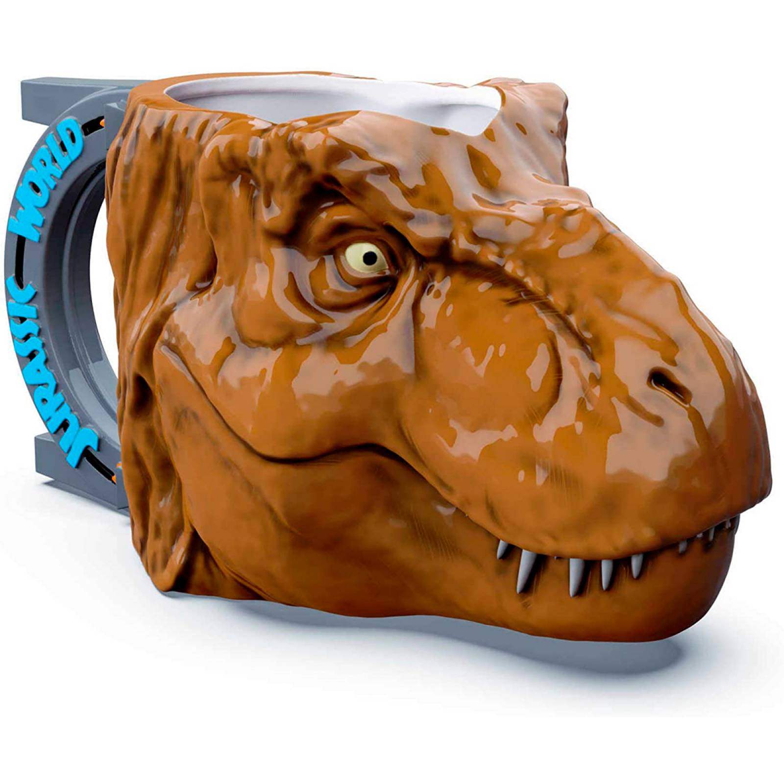 Zak Desings 1555-3188 Taza Cafe Ceramica 3d Jurassic World Dinosaurio T-rex 292 ml