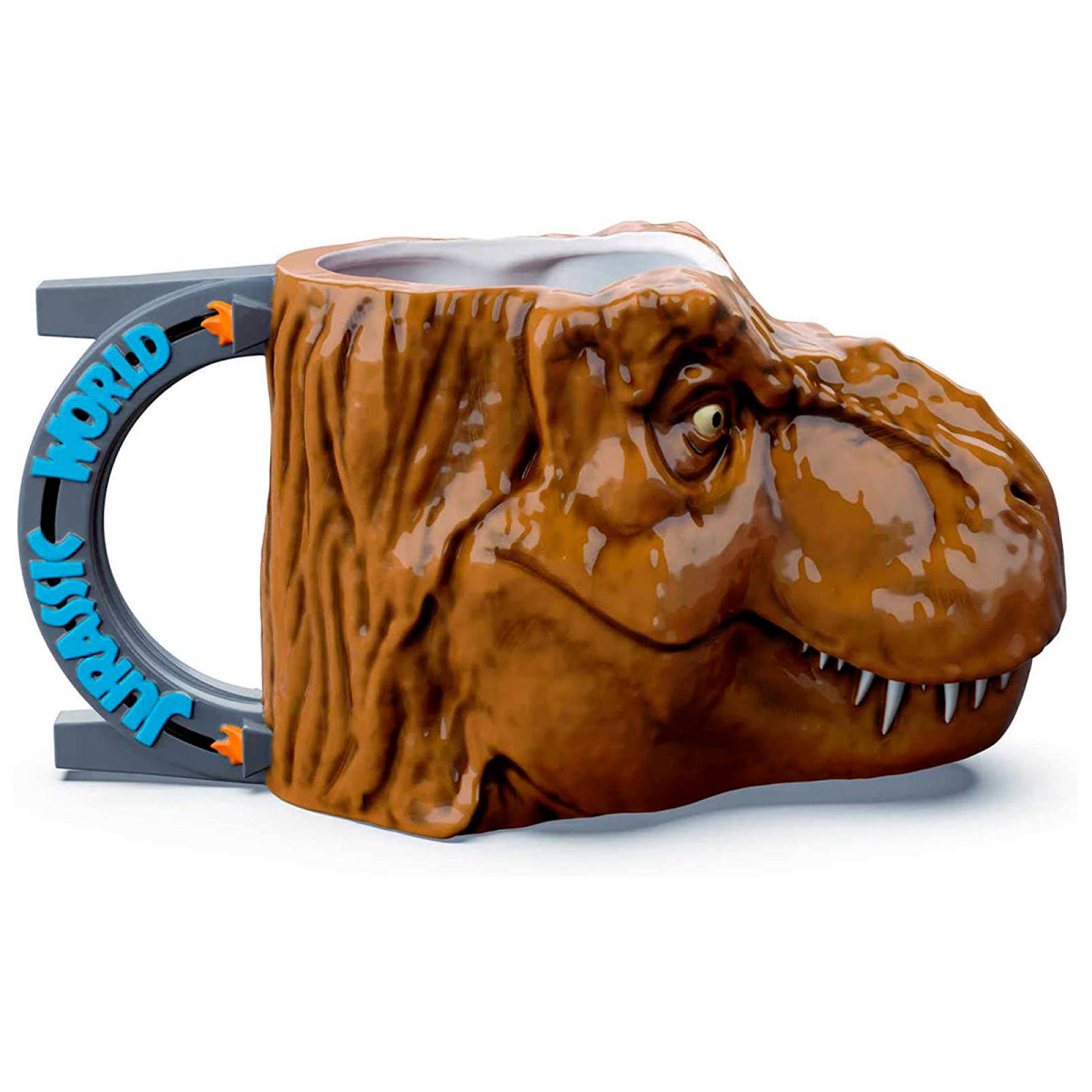 Zak Desings 1555-3188 Taza Cafe Ceramica 3d Jurassic World Dinosaurio T-rex 292 ml