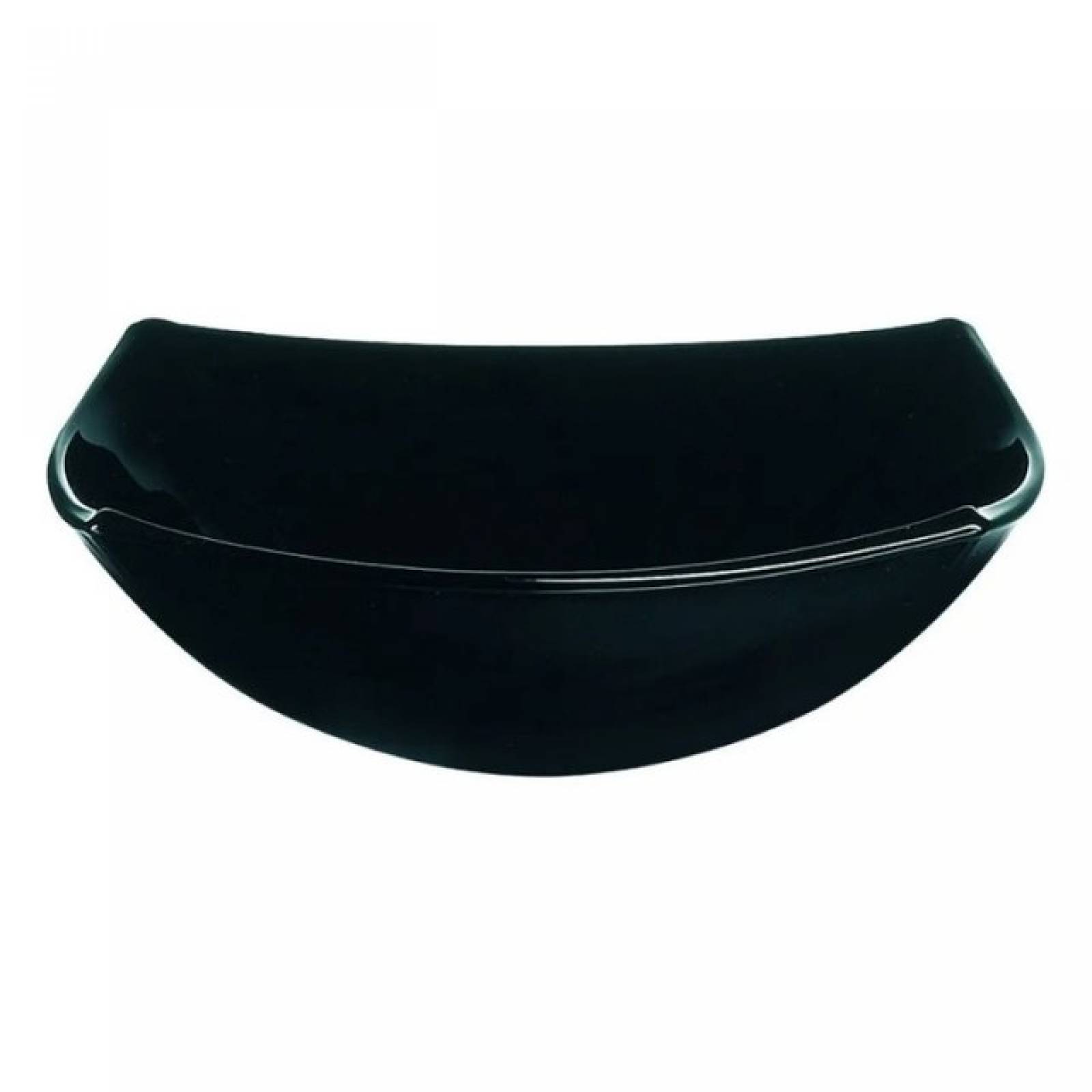Luminarc 307-5201/5203E Vajilla Negra Cuadrada Moderna Resistente 12 piezas para 4 Personas