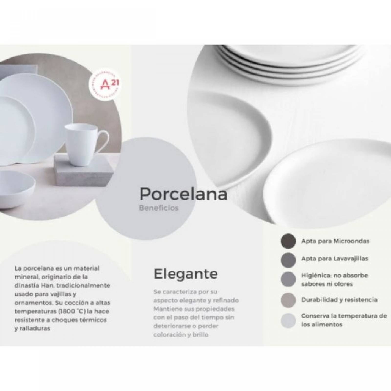 Dear 1693-77 Vajilla Moderna Cuadrada De Porcelana 16pzas Para 4 Personas