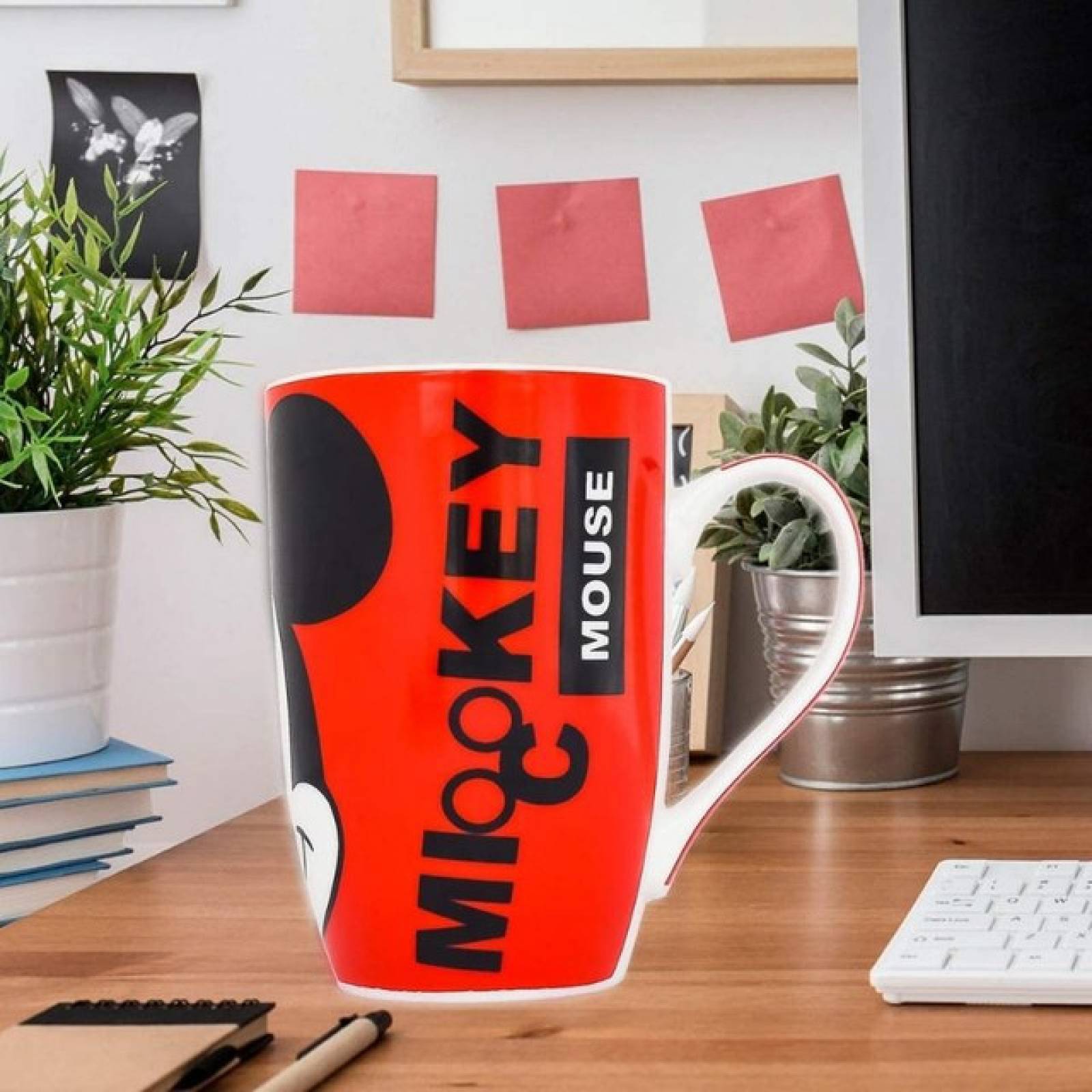 Fun Kids 1530-704 Taza Para Cafe Disney Mickey Mouse Porcelana 500ml