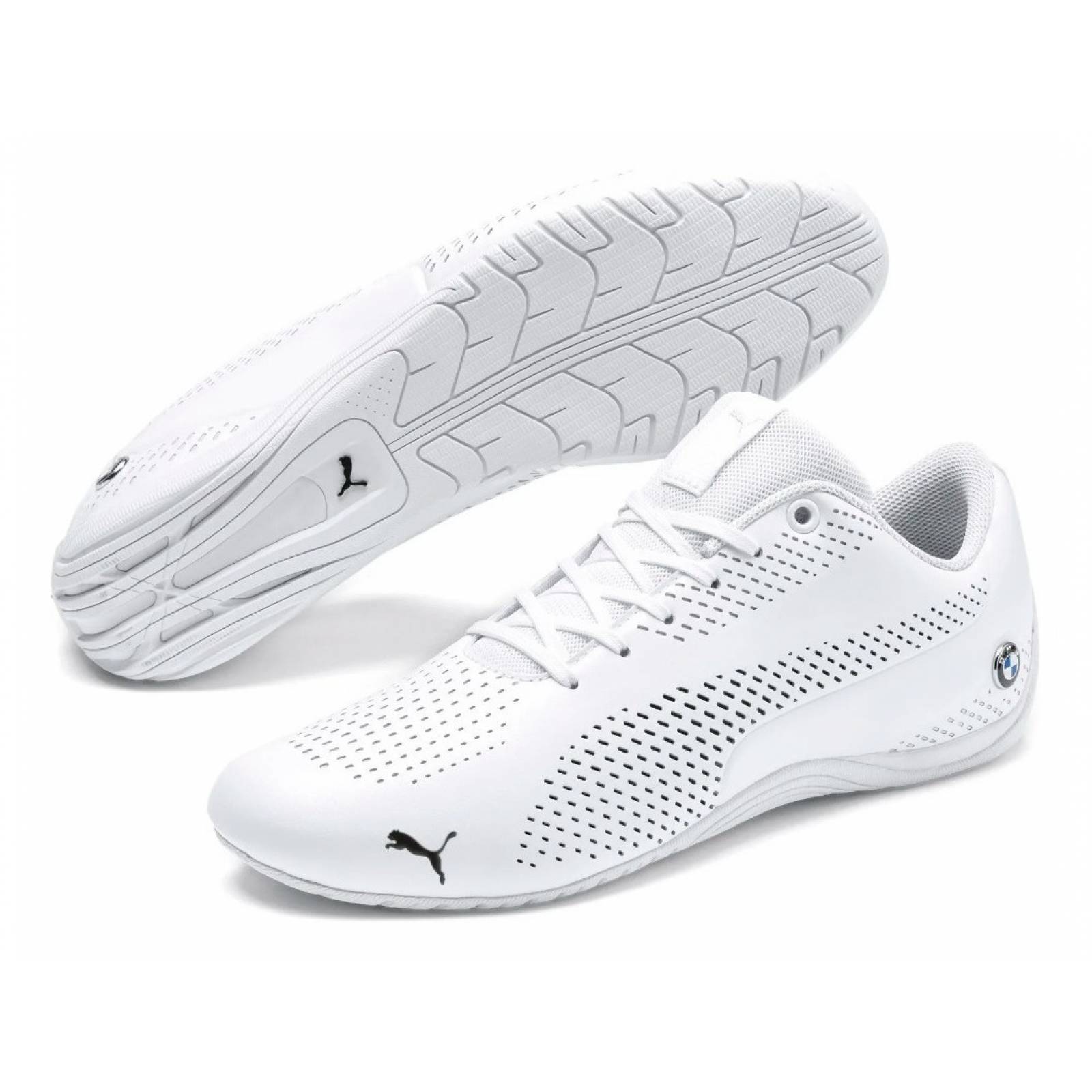 tenis puma bmw drift cat 5 ultra blanco