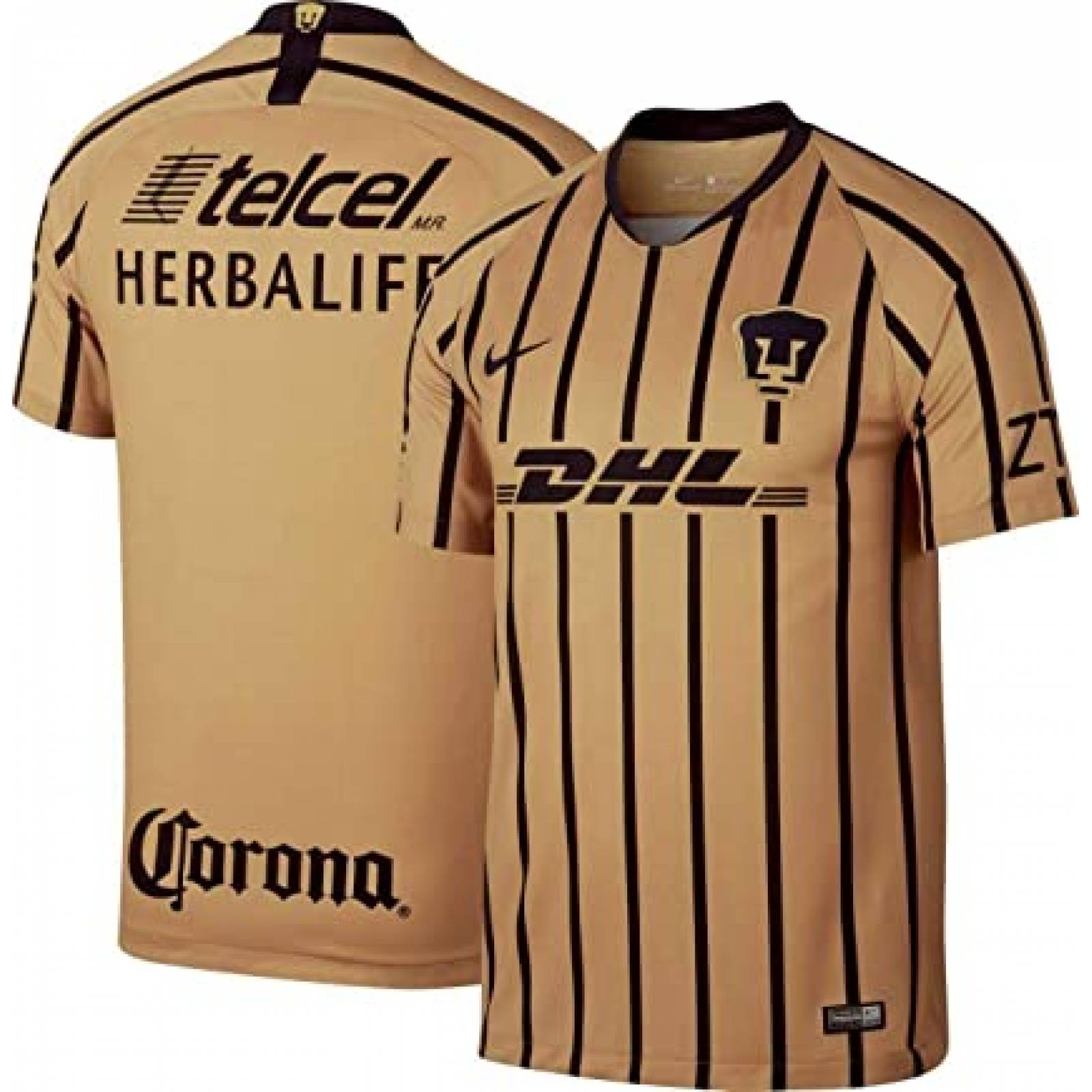 Camiseta Uniforme Dorado De Pumas Guardianes 2020 Nuevo Uniforme