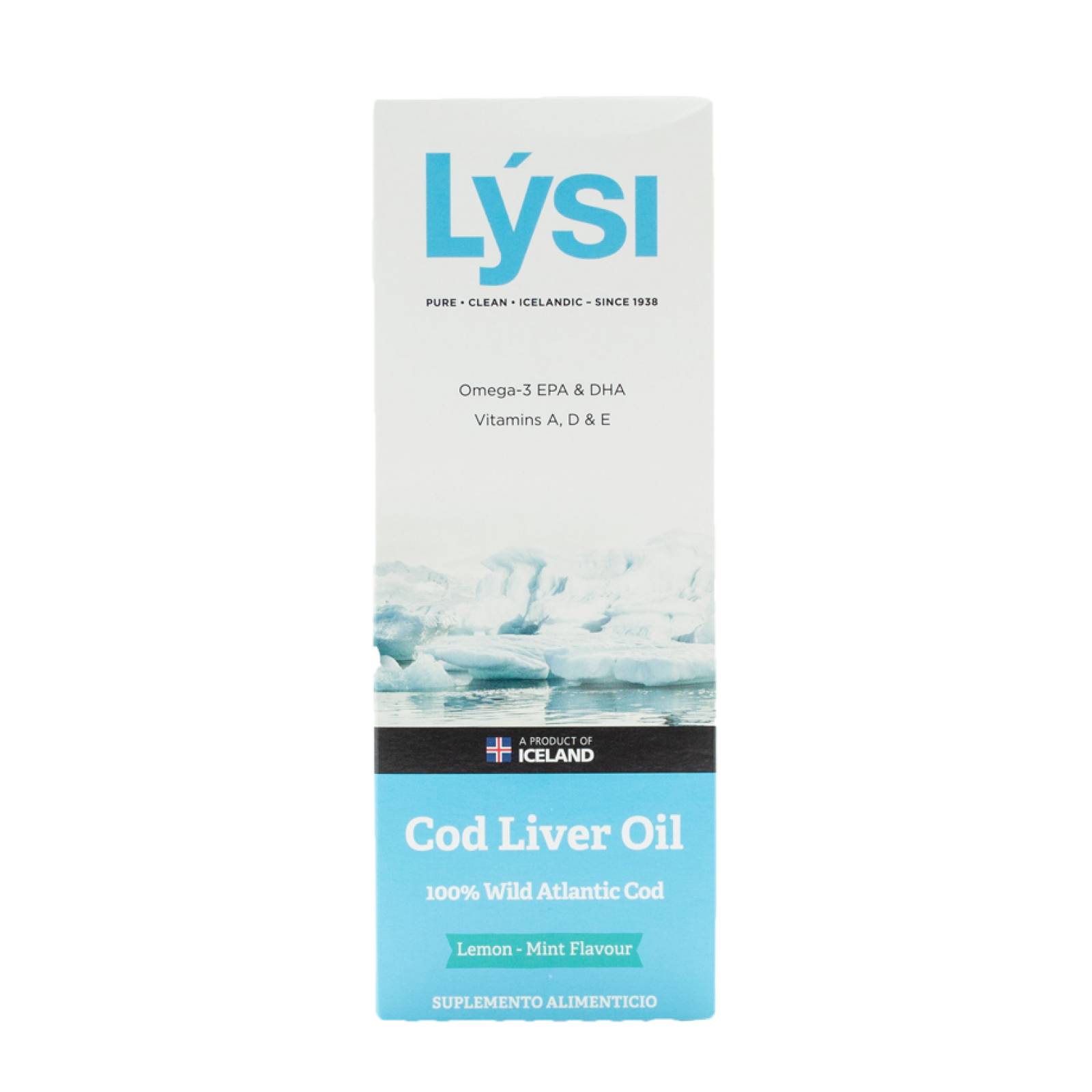 Lysi Omega 3 EPA & DHA vitamina A D Y E Menta-Limón 240 ml 