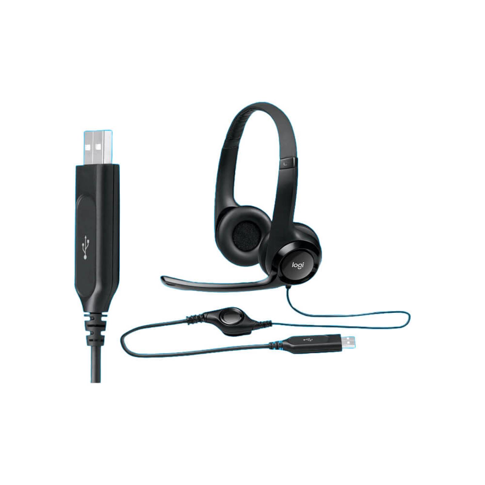 Audífonos Logitech H390 Diadema Con Cable Micrófono Usb