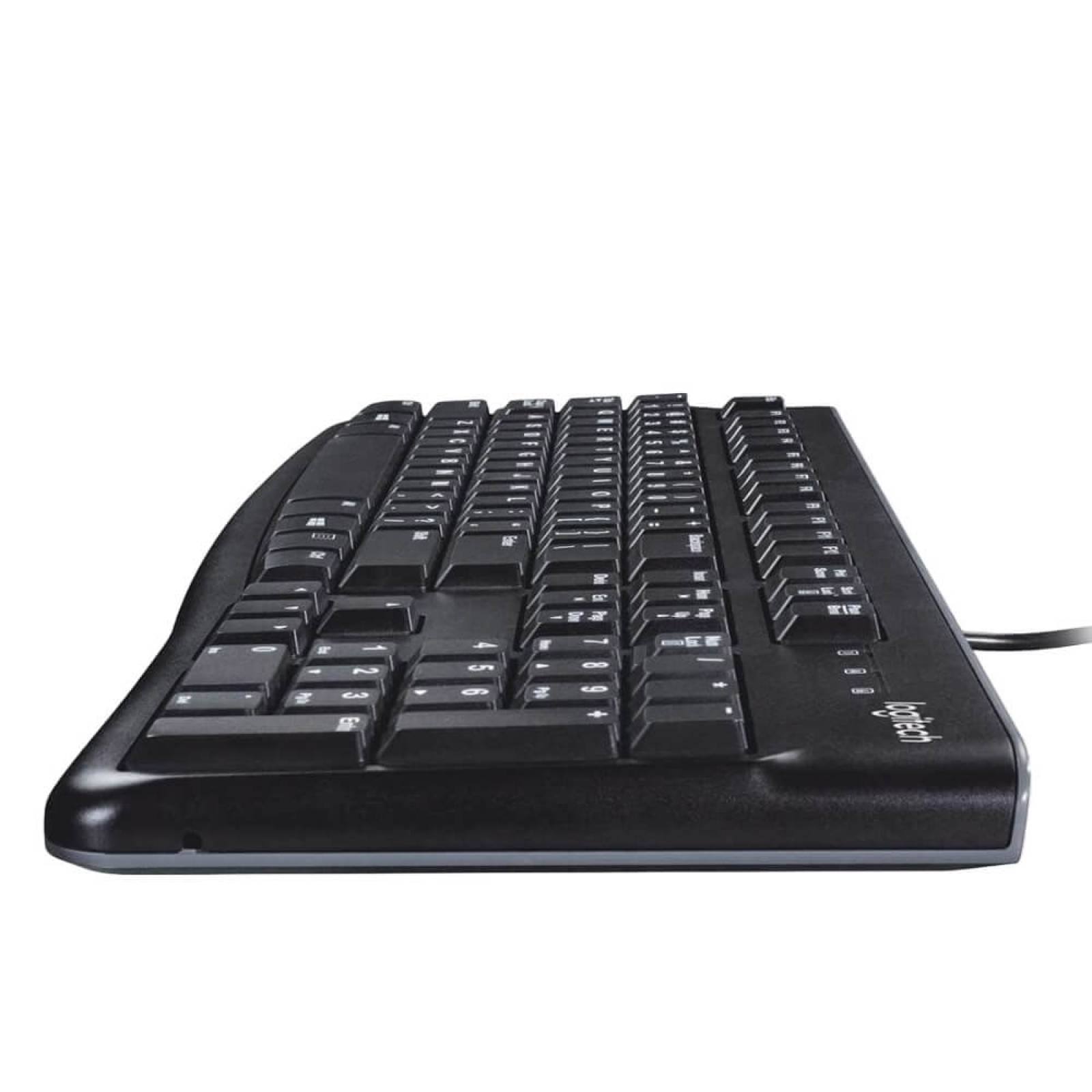 Teclado Logitech K120 Qwerty Español España Color Negro