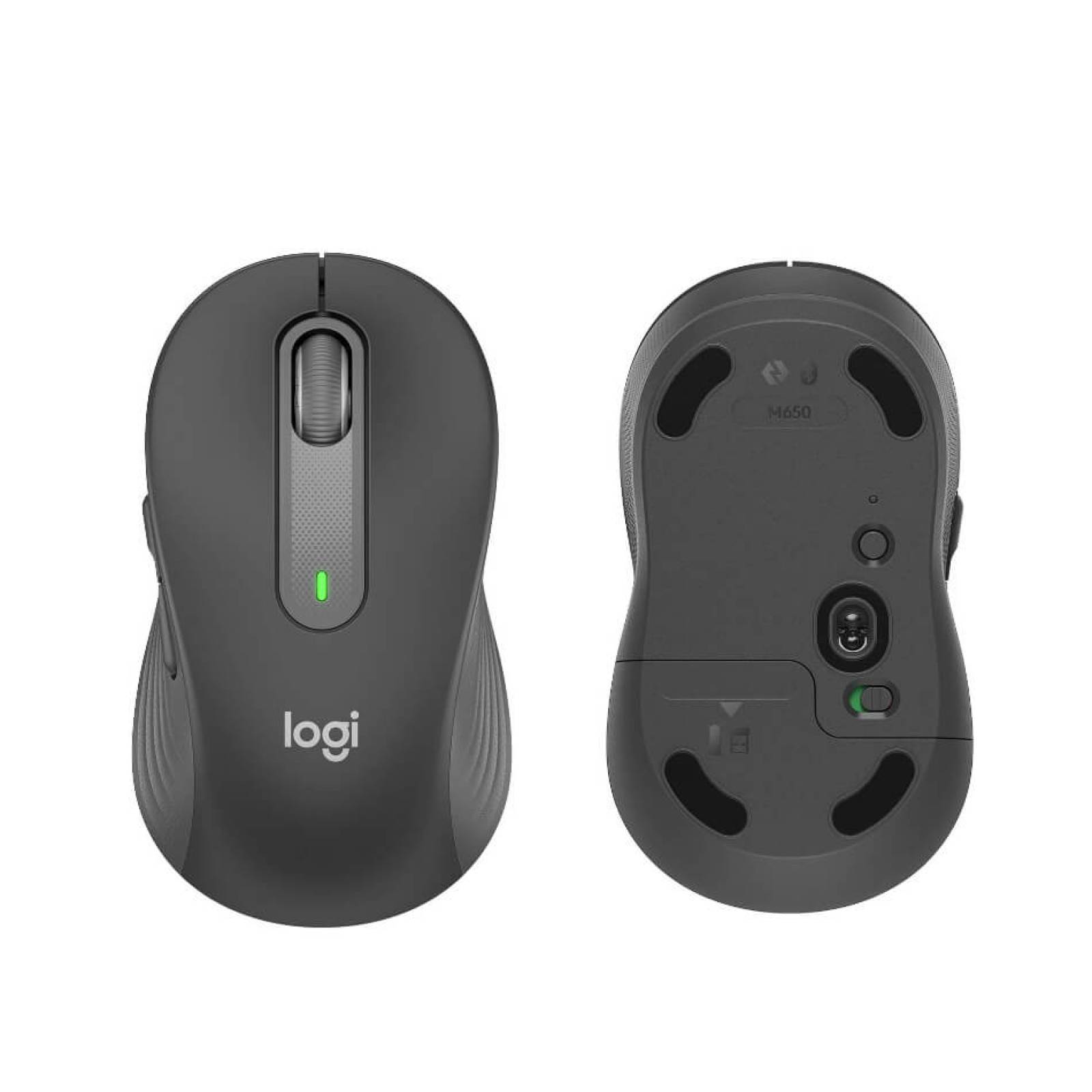 Mouse Inalámbrico Logitech  Signature M650 Medium Grafito