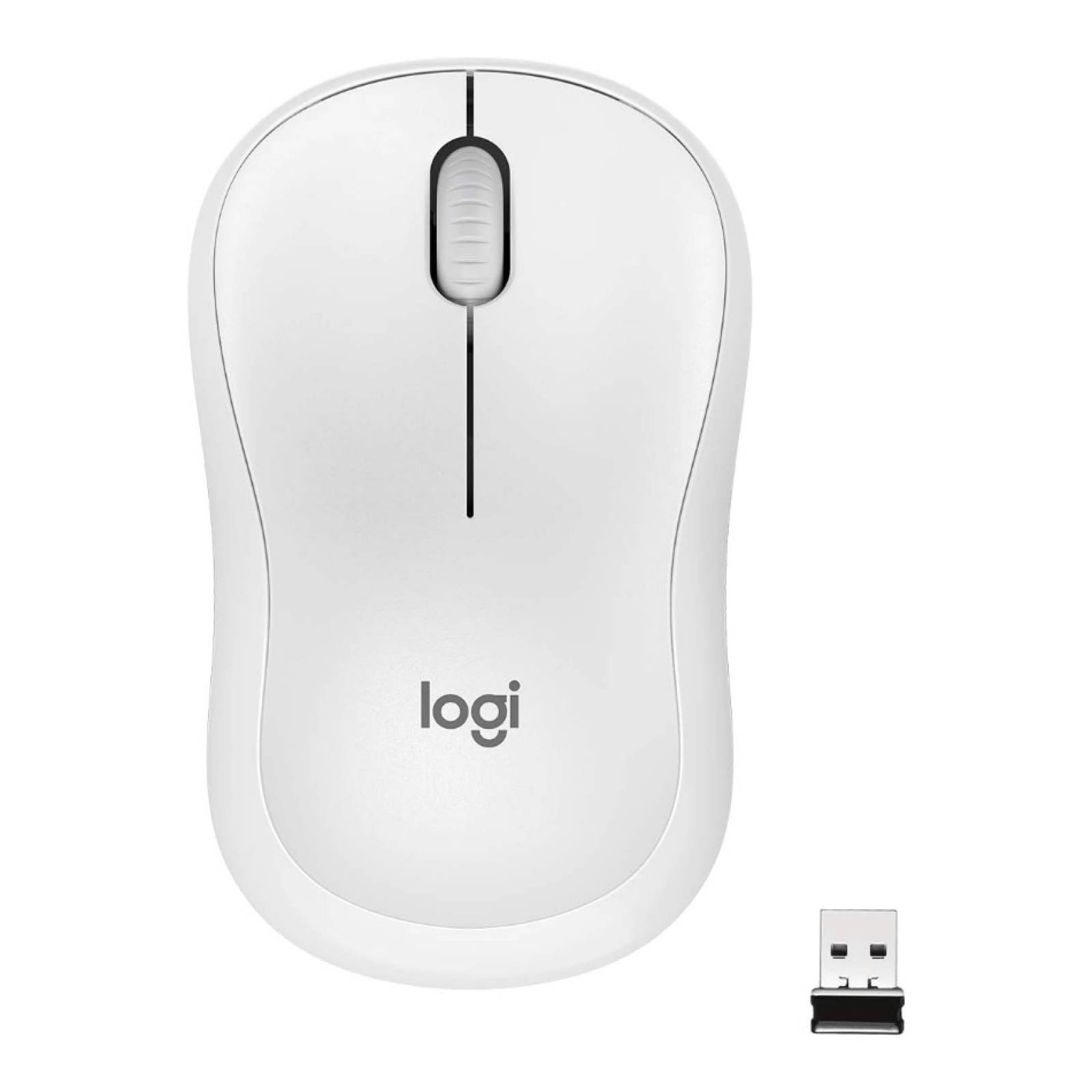 Mouse Inalámbrico Logitech  Mouse M220 Silent Blanco