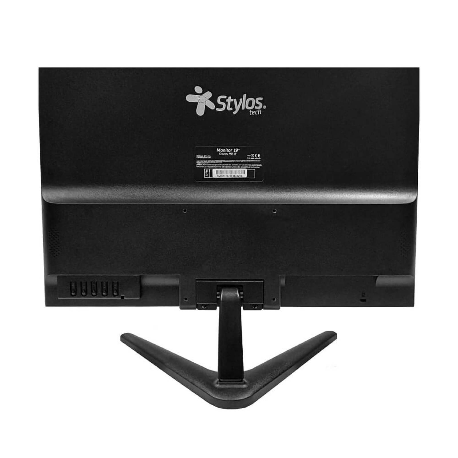 Monitor Stylos Stpmot3b Led 19  Negro 100v/240v