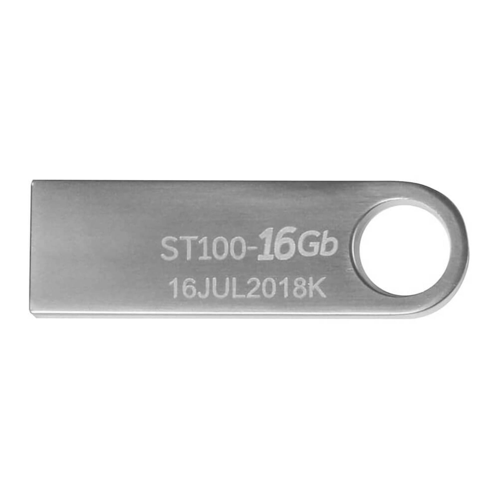 Kit 25 Memoria Usb 16gb Stylos Tech St100 2.0 Plateado