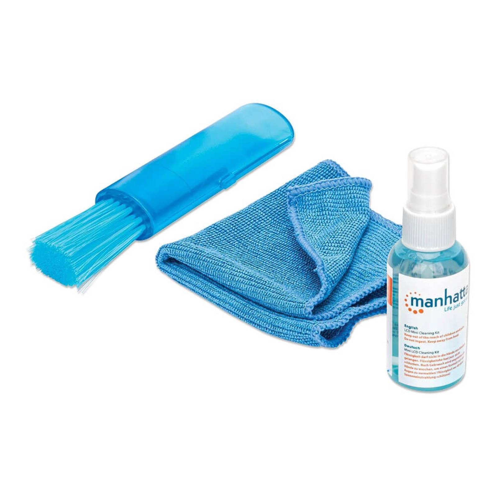 Paño De Limpieza Manhattan 421010 Kit Azul 3 u