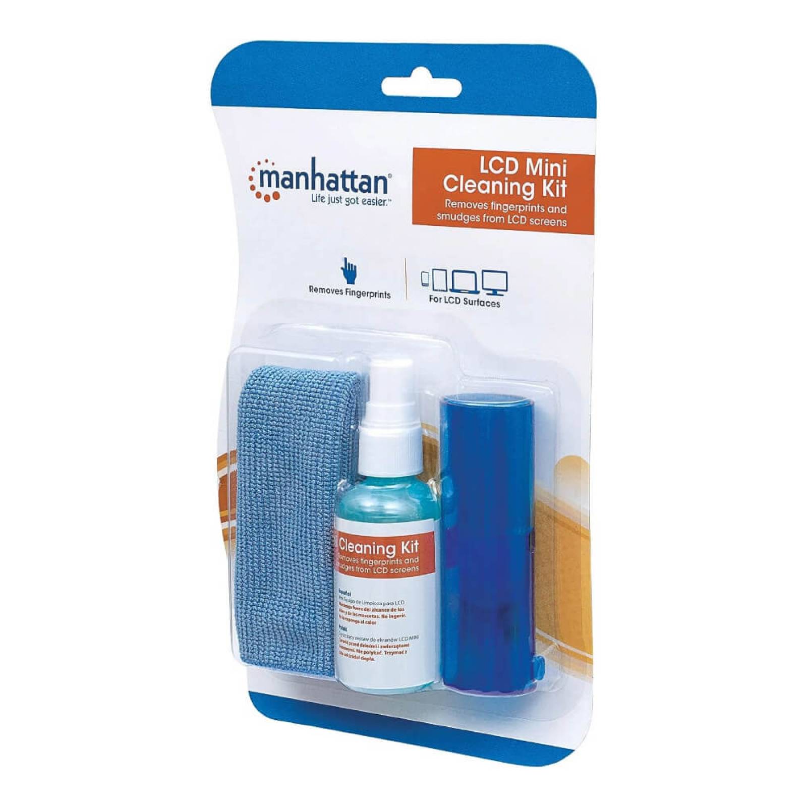 Paño De Limpieza Manhattan 421010 Kit Azul 3 u