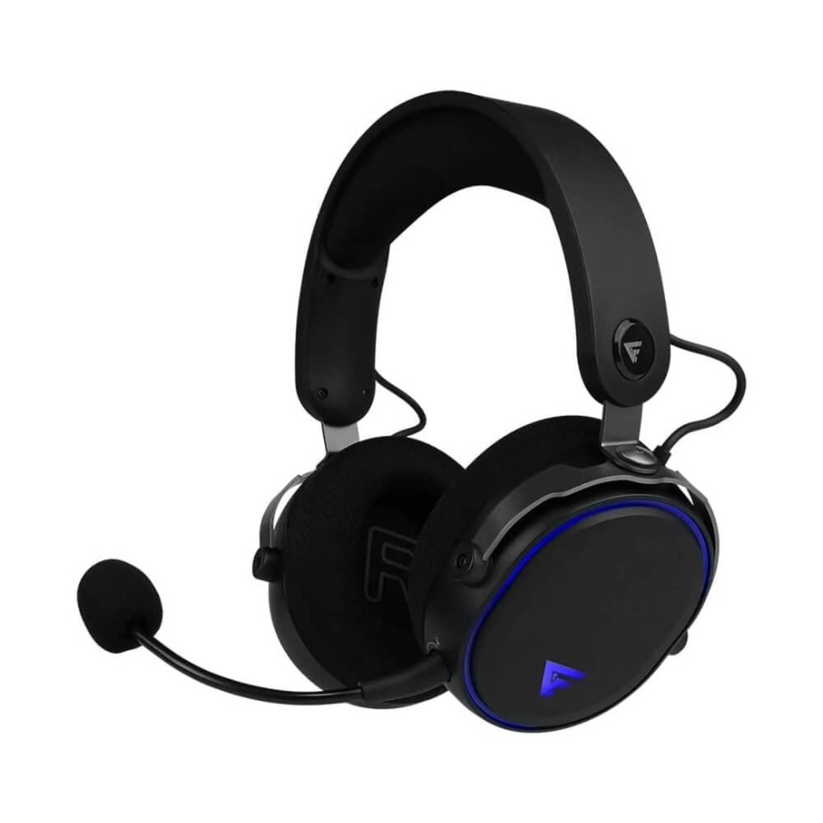 Diadema Game Factor Hsb600 Inalambrico 7.1 Rgb Tipo C, Bt