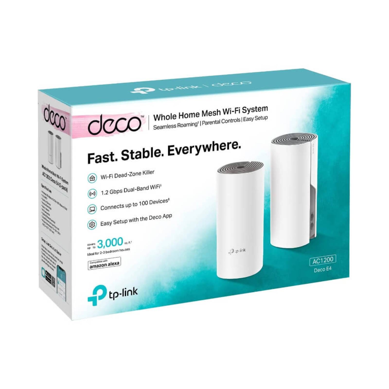 Access Point, Router, Sistema Wi-fi Mesh Tp-link Deco E4 2p