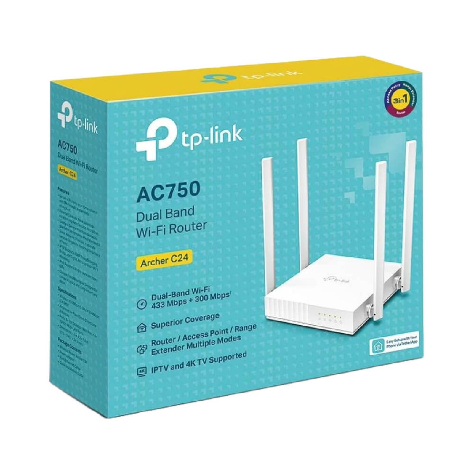 Tp-link Archer C24 Router Wi-fi De Banda Dual Inalámbrico