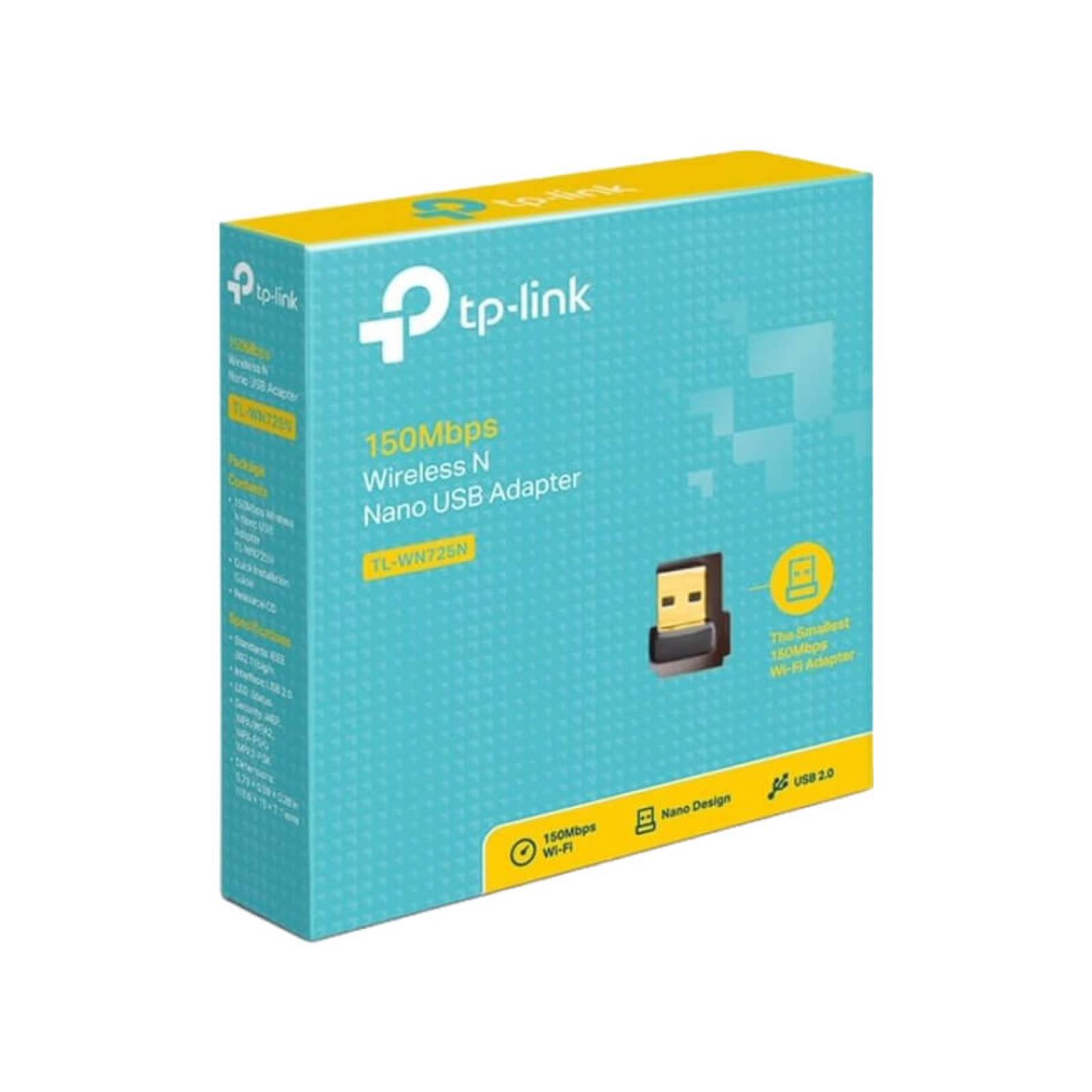 Tp-link Tl-wn725n Adaptador Wifi Usb Nano Inalámbrico 150mbp