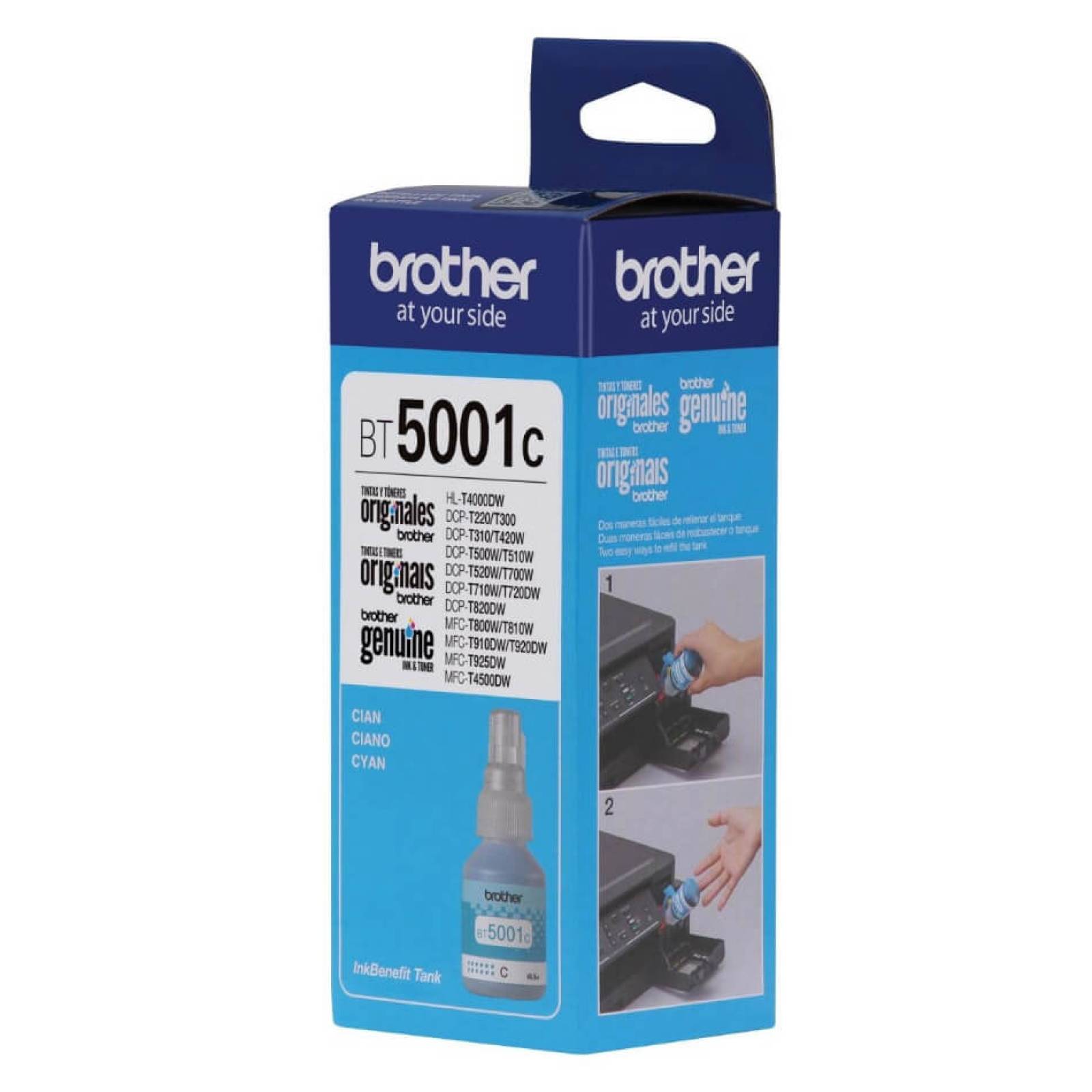 Tinta Original Brother Bt5001 C (cian) 48.8ml