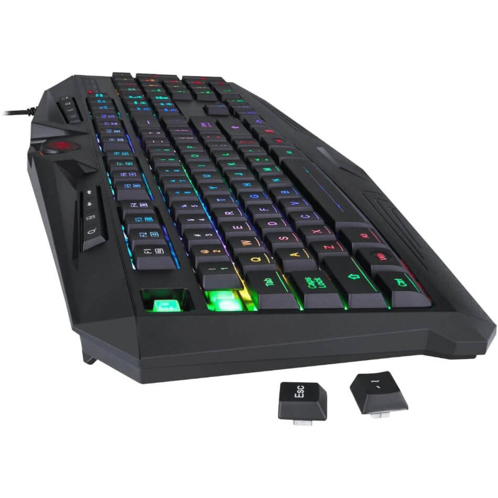 Kit De Teclado Y Mouse Gamer Redragon S101-ba Español