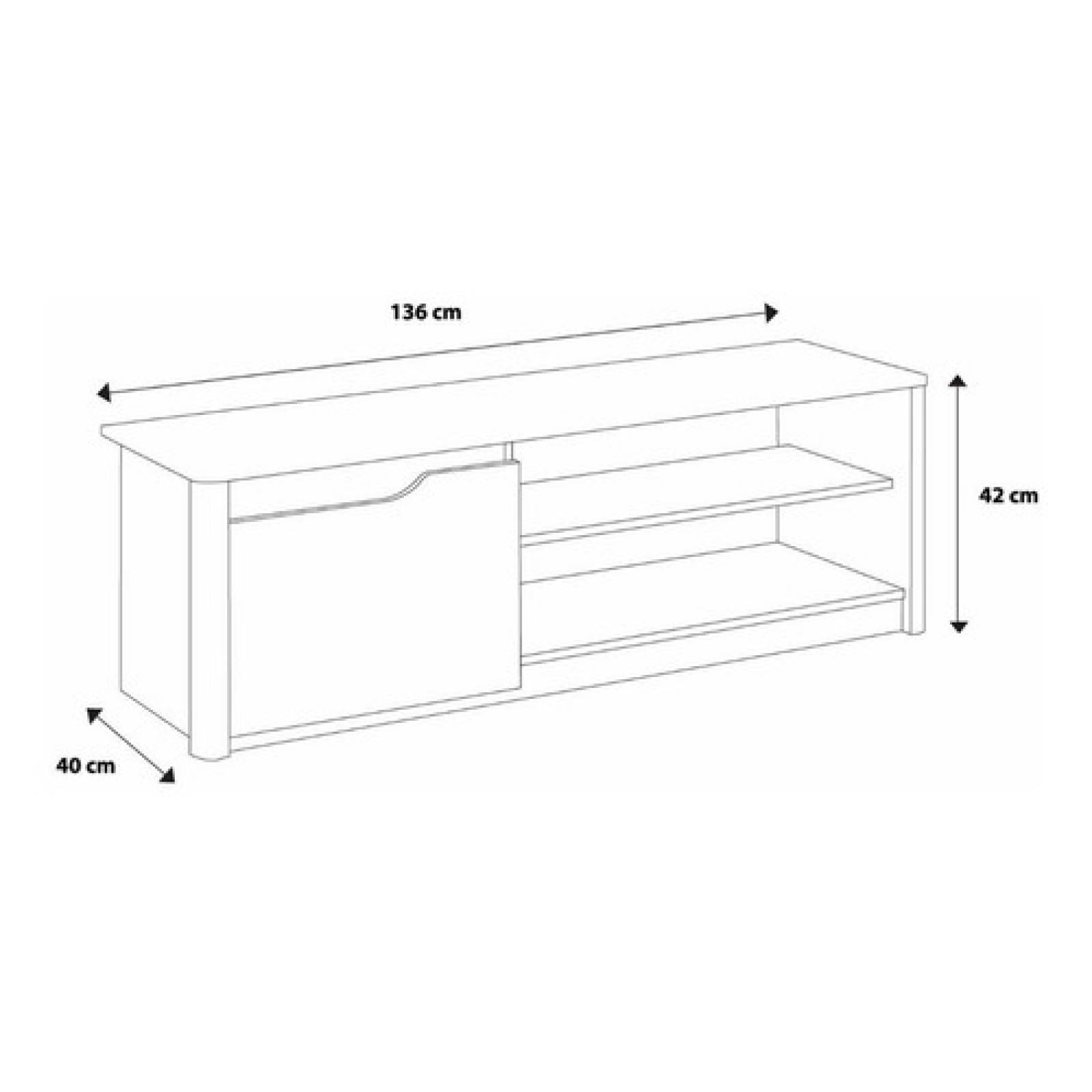 Mueble Para Tv Económico De Madera Moderno Tugow