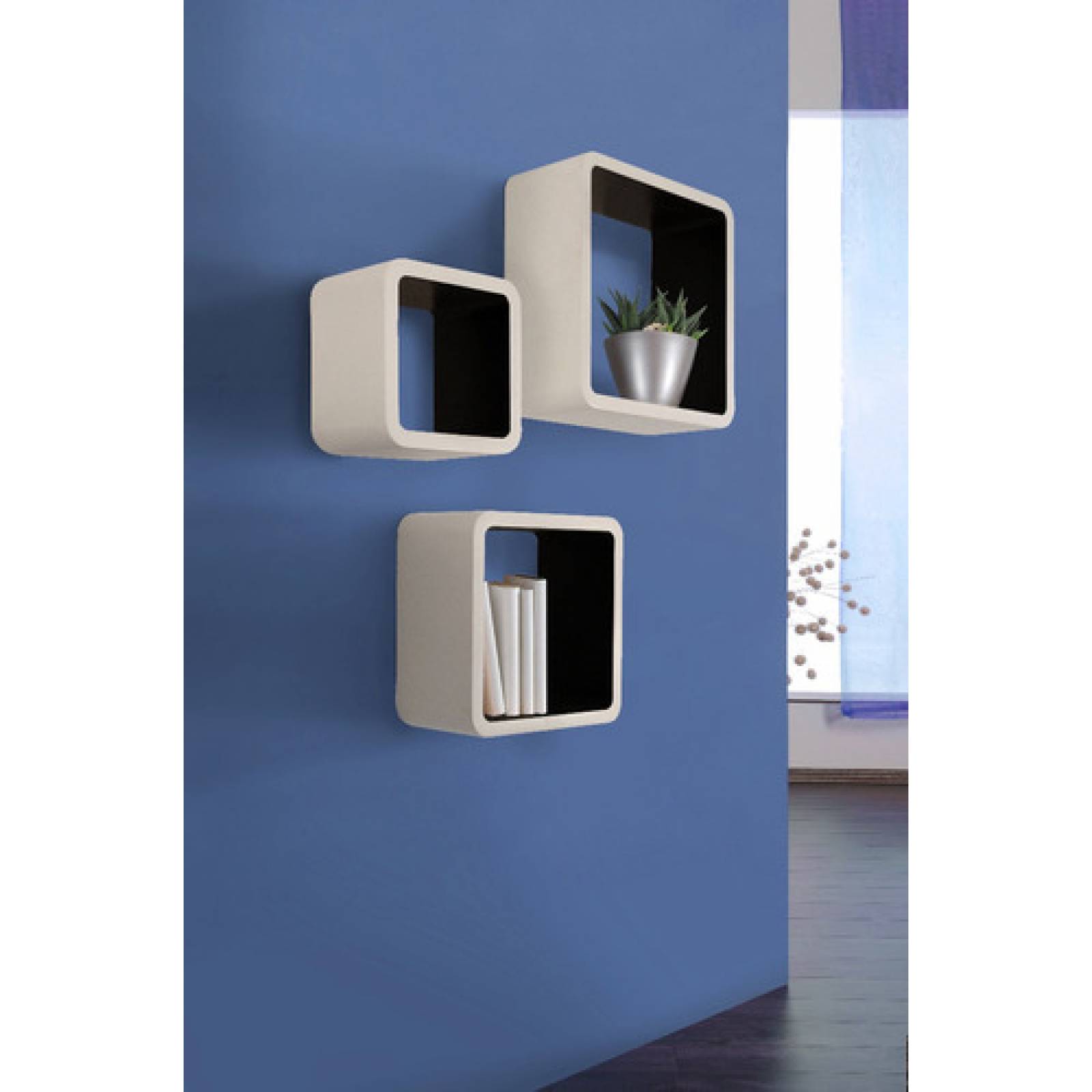 Repisas Flotantes Cuadradas Modernas Tugow