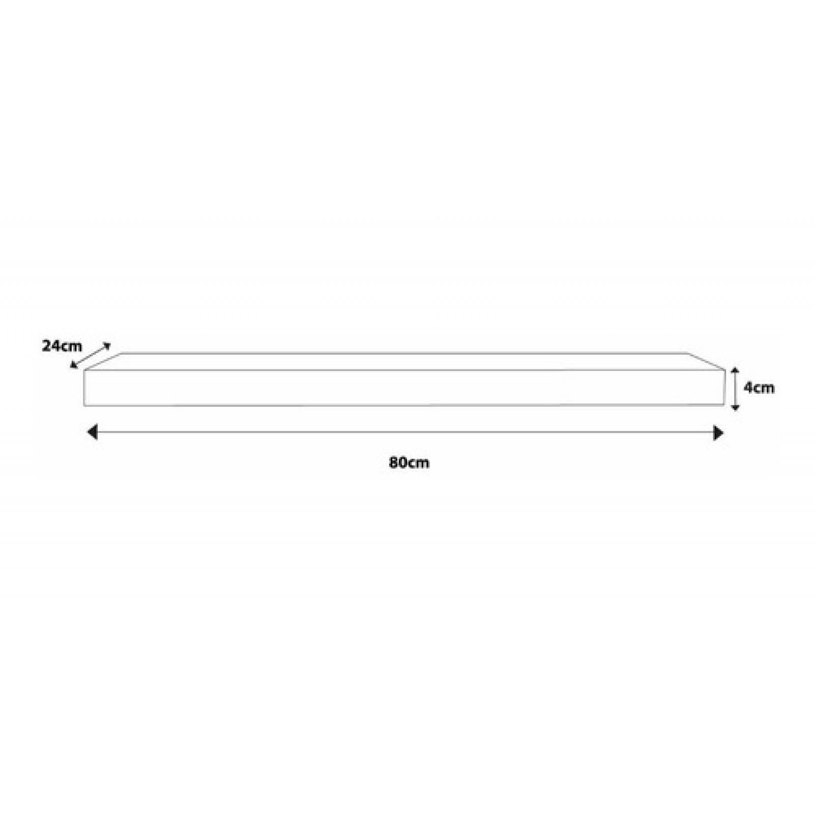 Repisas Flotantes De Madera Blanca Minimalista Tugow
