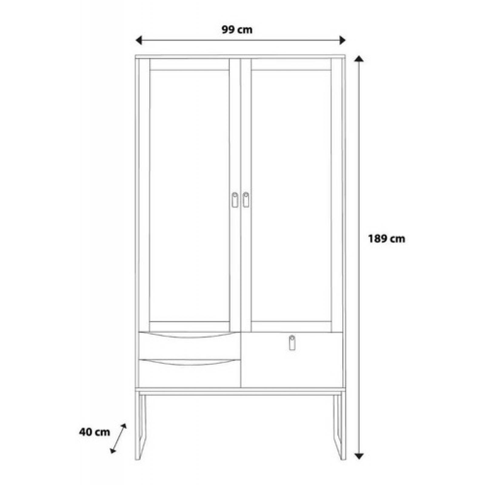 Vitrina 2 Puertas Para Sala U Oficina