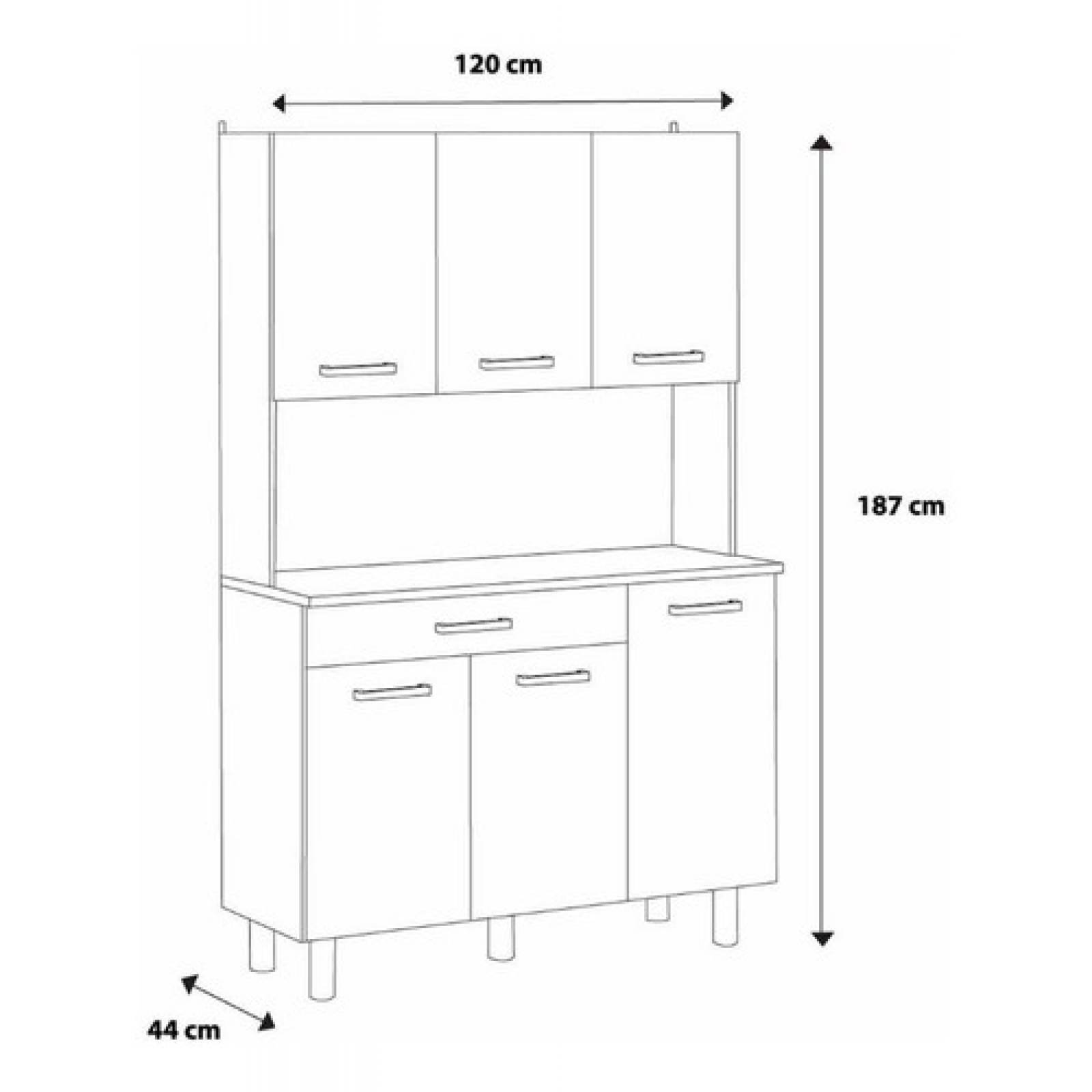 Alacenas Cocinas Prácticas Madera Y Blanco Minimalista Tugow