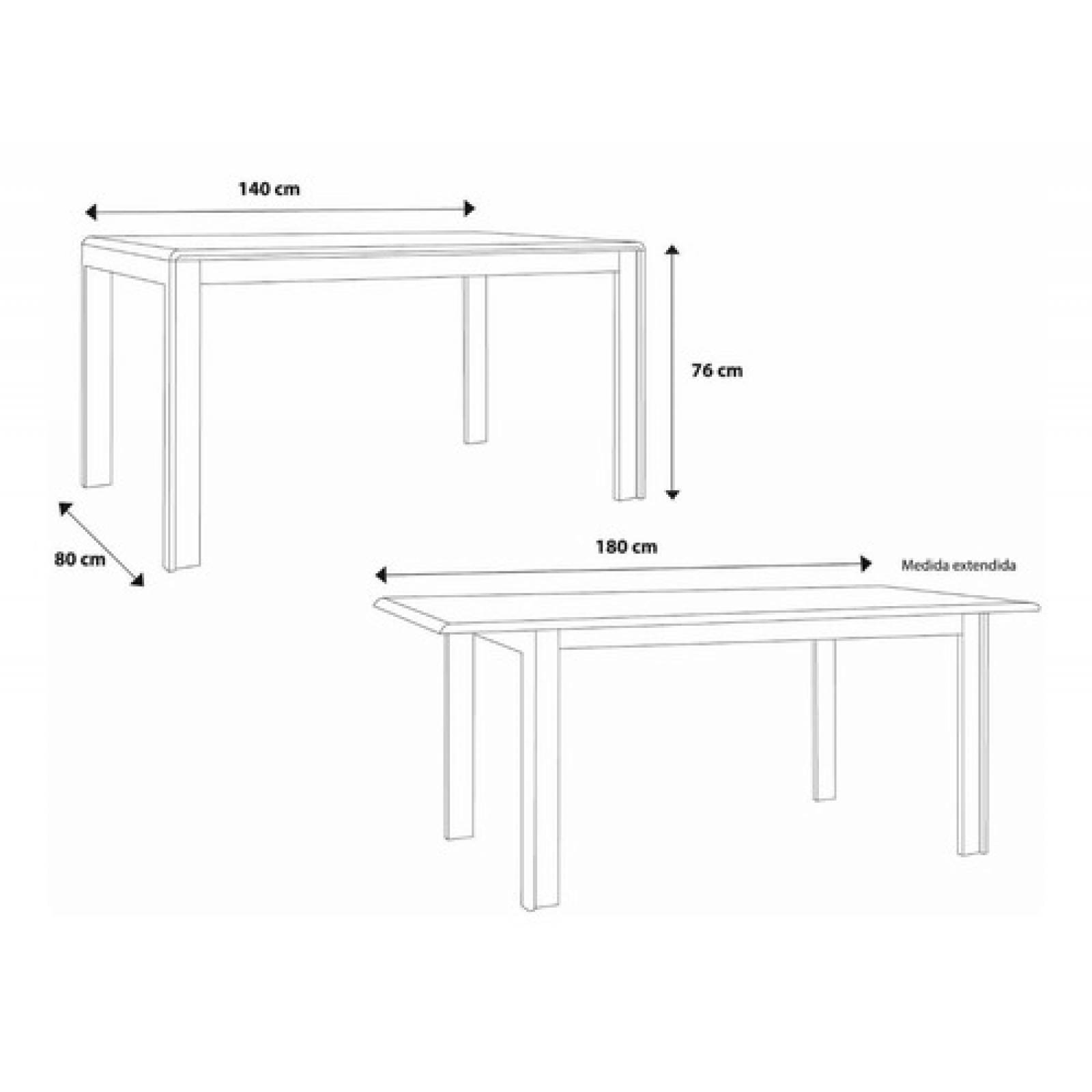 Mesa Para Comedor Minimalista Desayunador Moderno Tugow