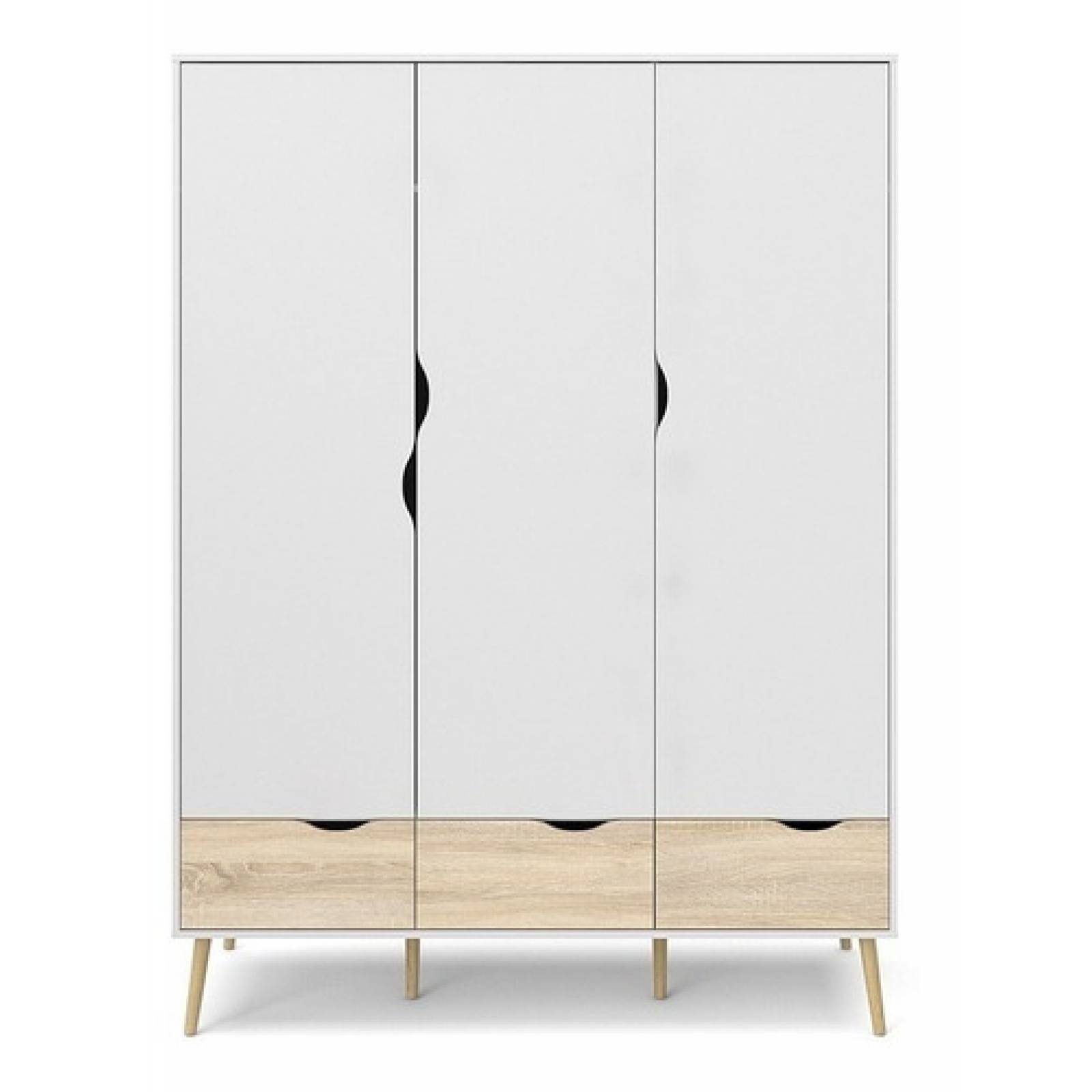 Clóset Madera Blanco Ropero Minimalista Tugow