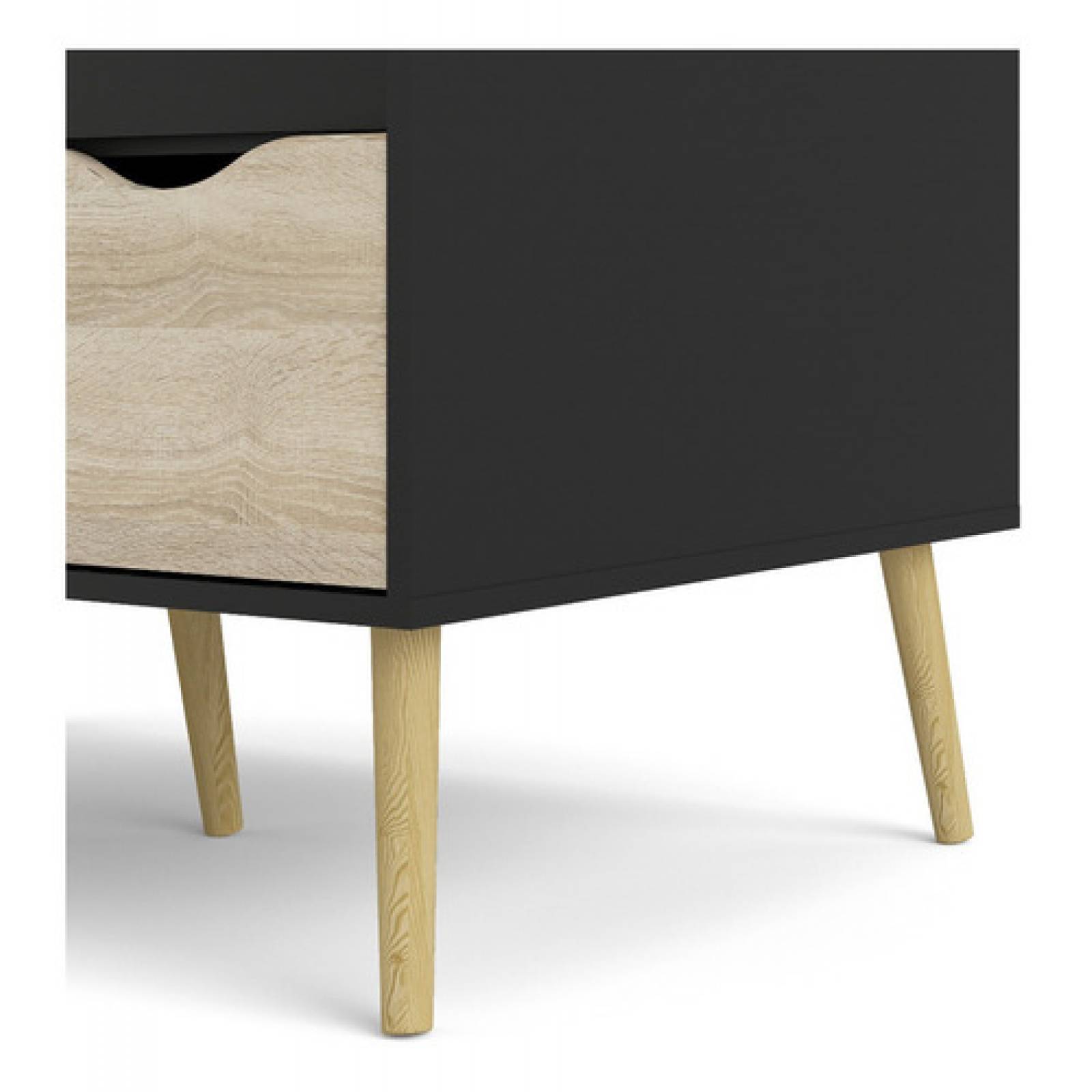 Ropero Moderno Con Cajonera Clóset Armable Negro