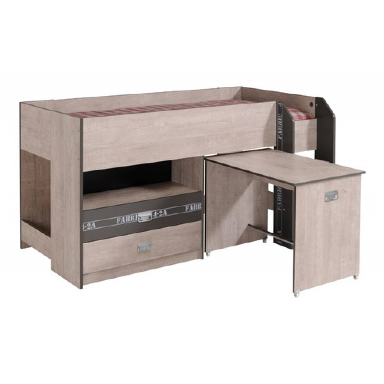 Litera Con Cama Escritorio Y Cajonera