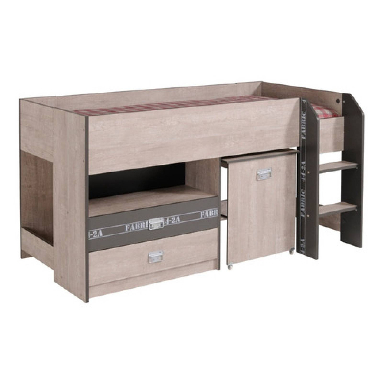 Litera Con Cama Escritorio Y Cajonera