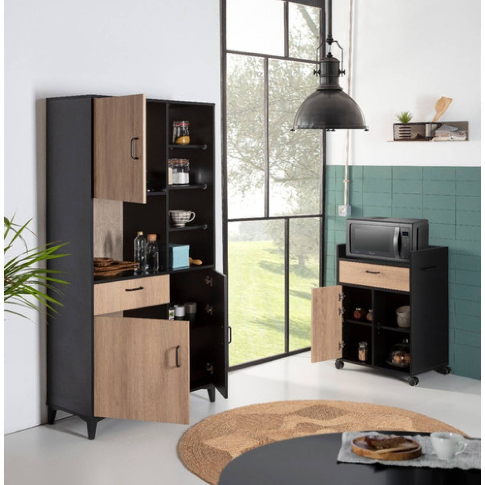 Mueble De Cocina Alacena 3 Puertas Funcional Para Hogar 