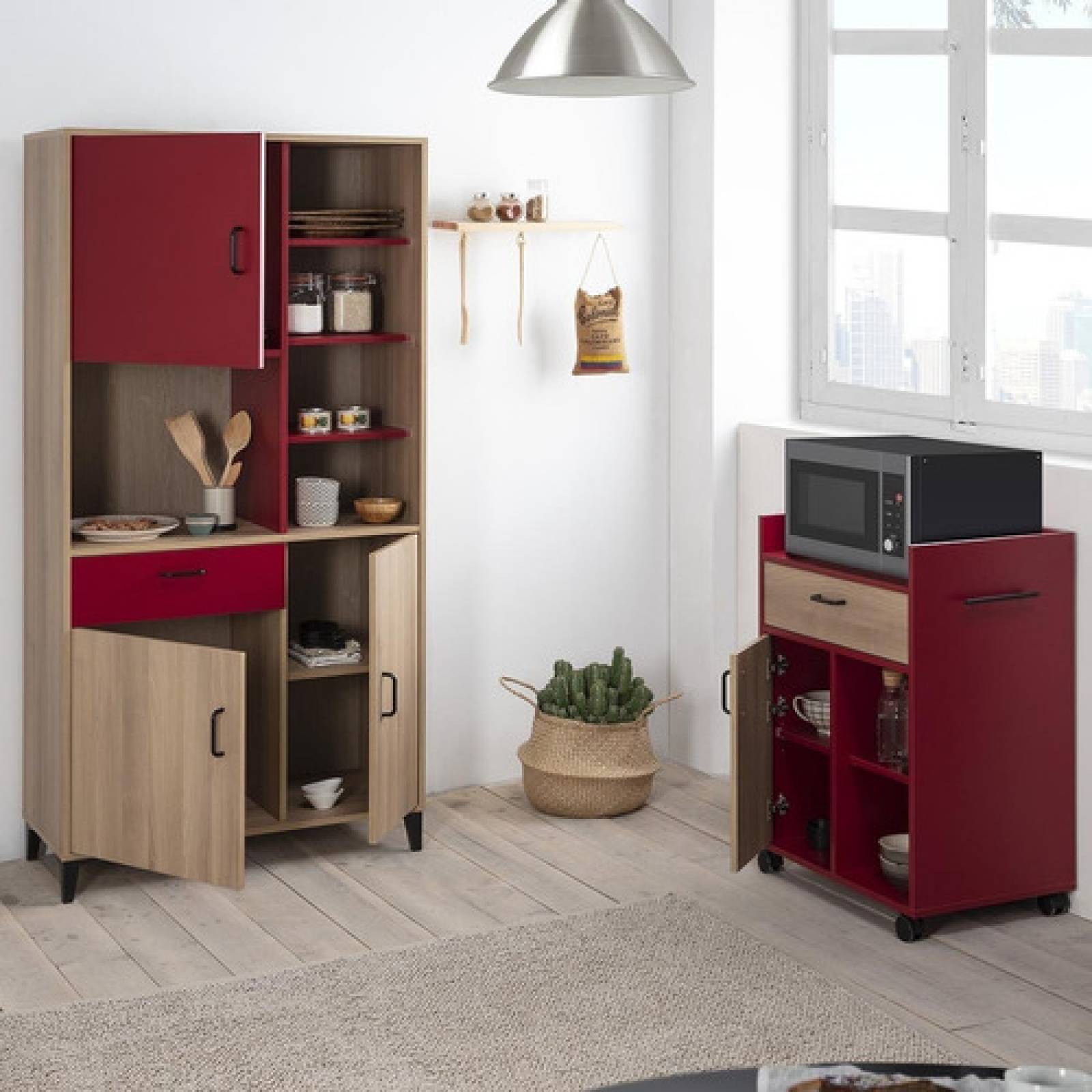 Gabinete Para Cocina Alacena Multiusos 3 Puertas Tugow